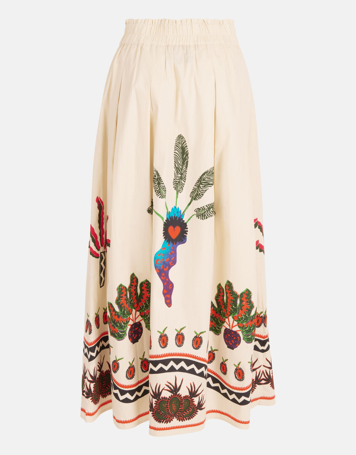 Bedruckter Rock Off White SHOEBY WOMEN