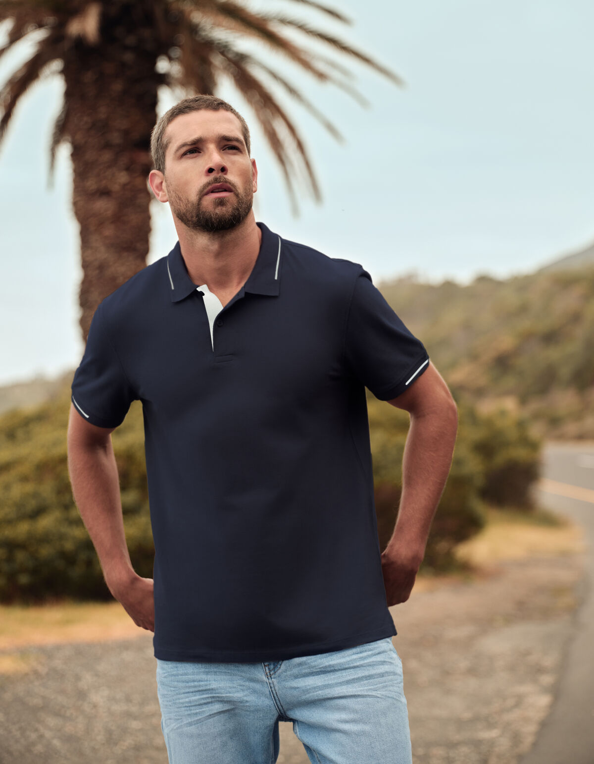 Piqué-Polo Dunkelblau SHOEBY MEN