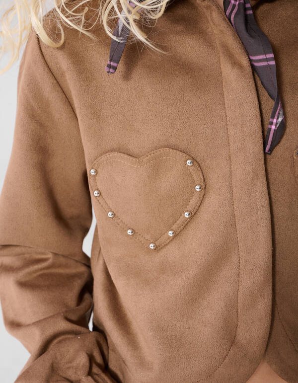 Suede Jacke Braun SHOEBY GIRLS