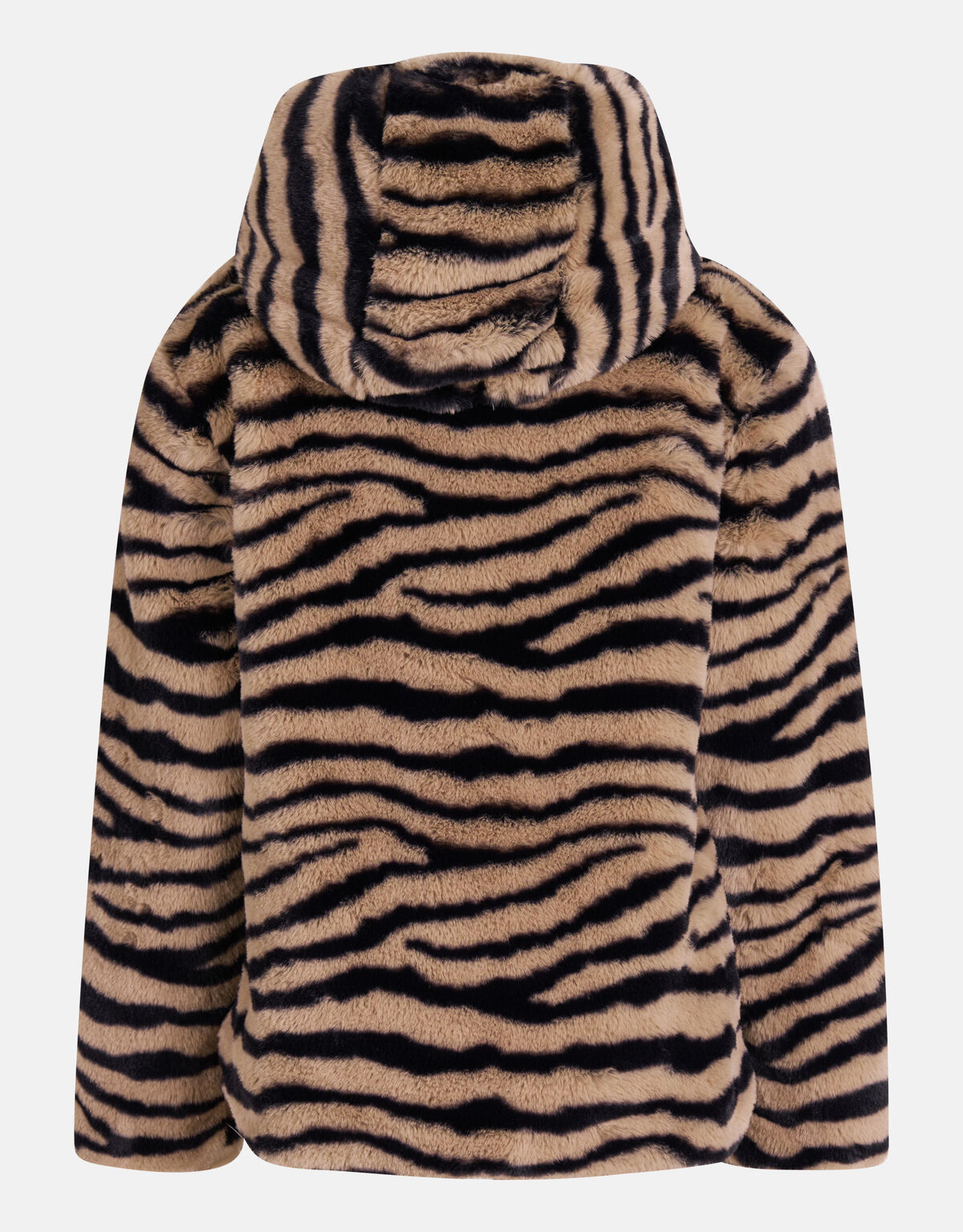 Bedruckte Kunstpelzjacke Braun SHOEBY GIRLS