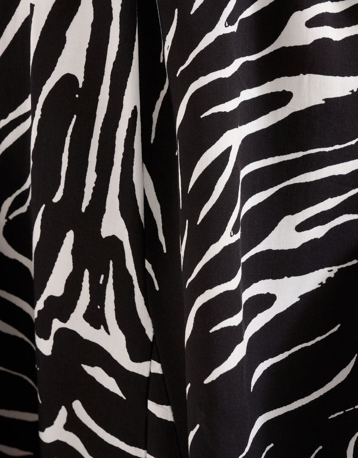 Zebra Print Kleid Schwarz/Weiß SHOEBY WOMEN