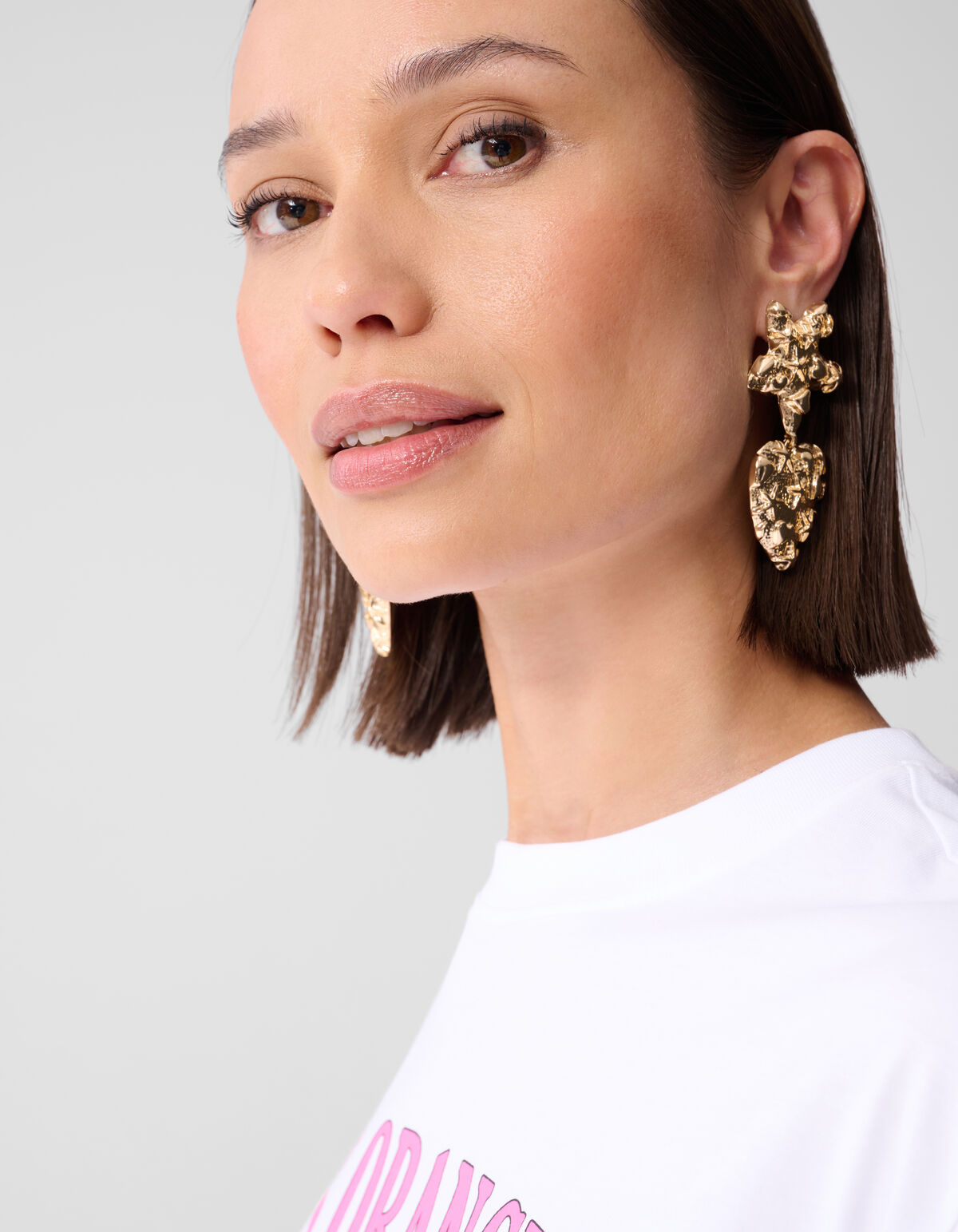 Oversized Les Oranges T-Shirt White SHOEBY WOMEN