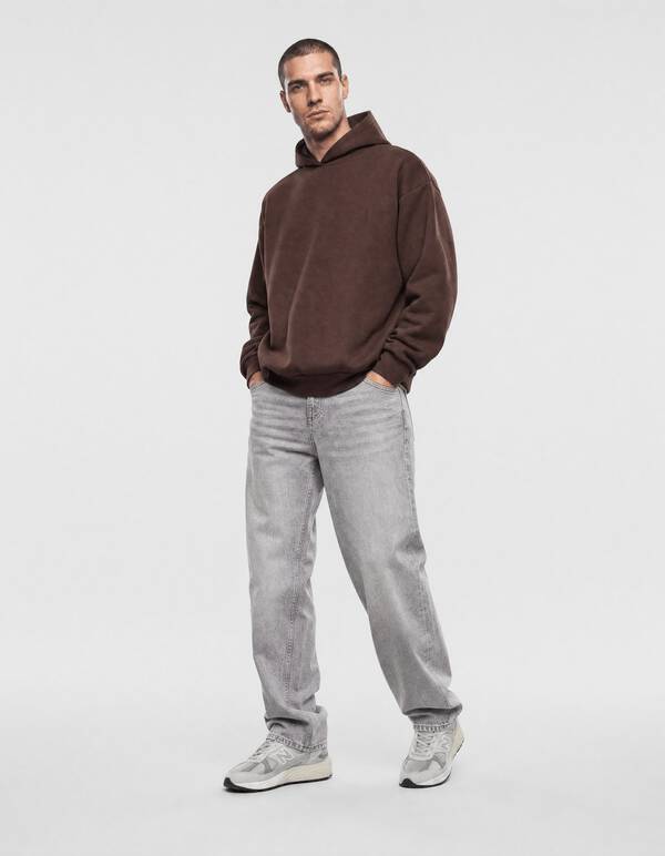 Interlock-Hoodie Dunkelbraun SHOEBY MEN