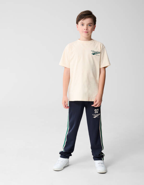 Kunstwerk T-Shirt Gebrochen Weiß SHOEBY BOYS