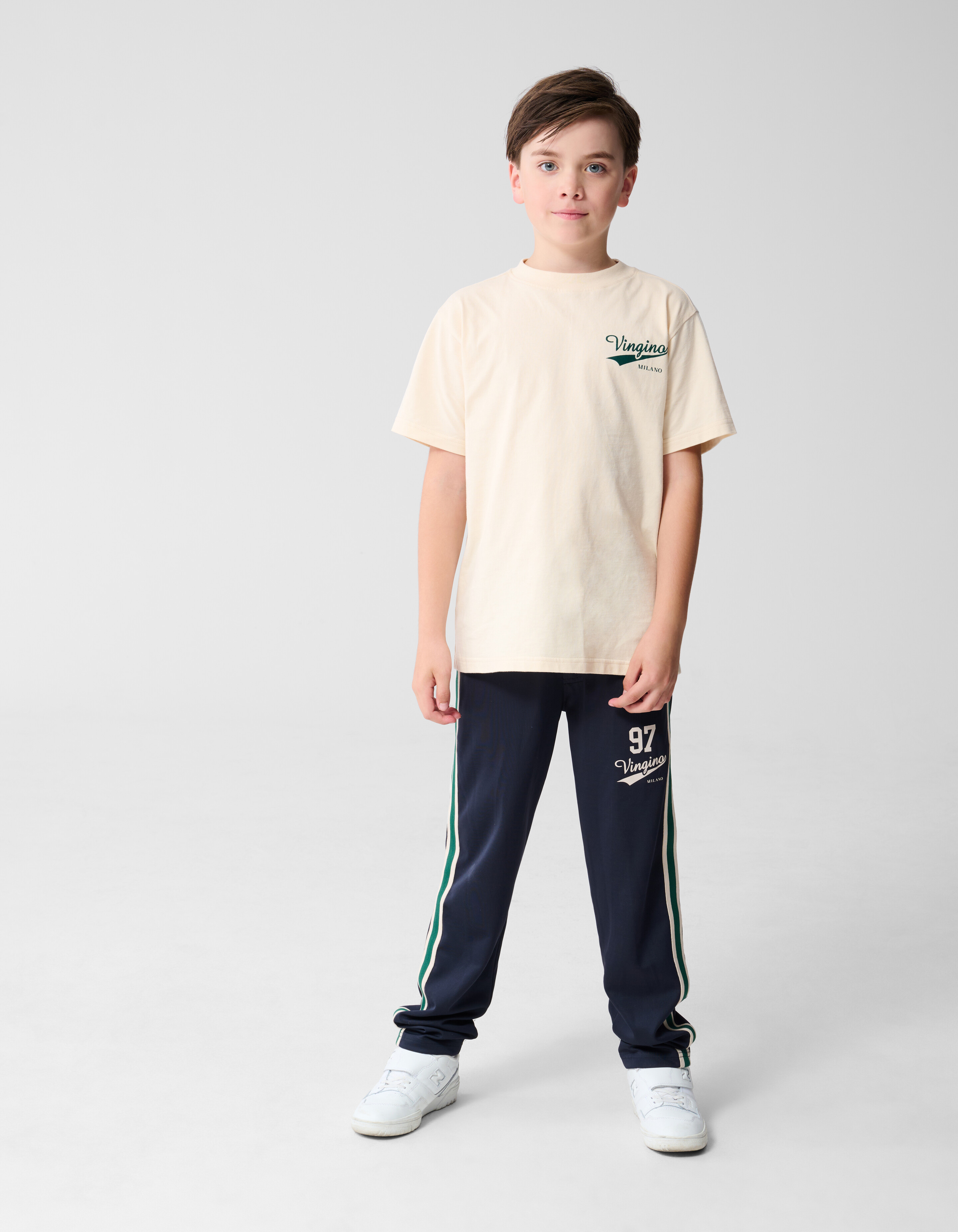 Kunstwerk T-Shirt Gebrochen Weiß von Vingino SHOEBY BOYS
