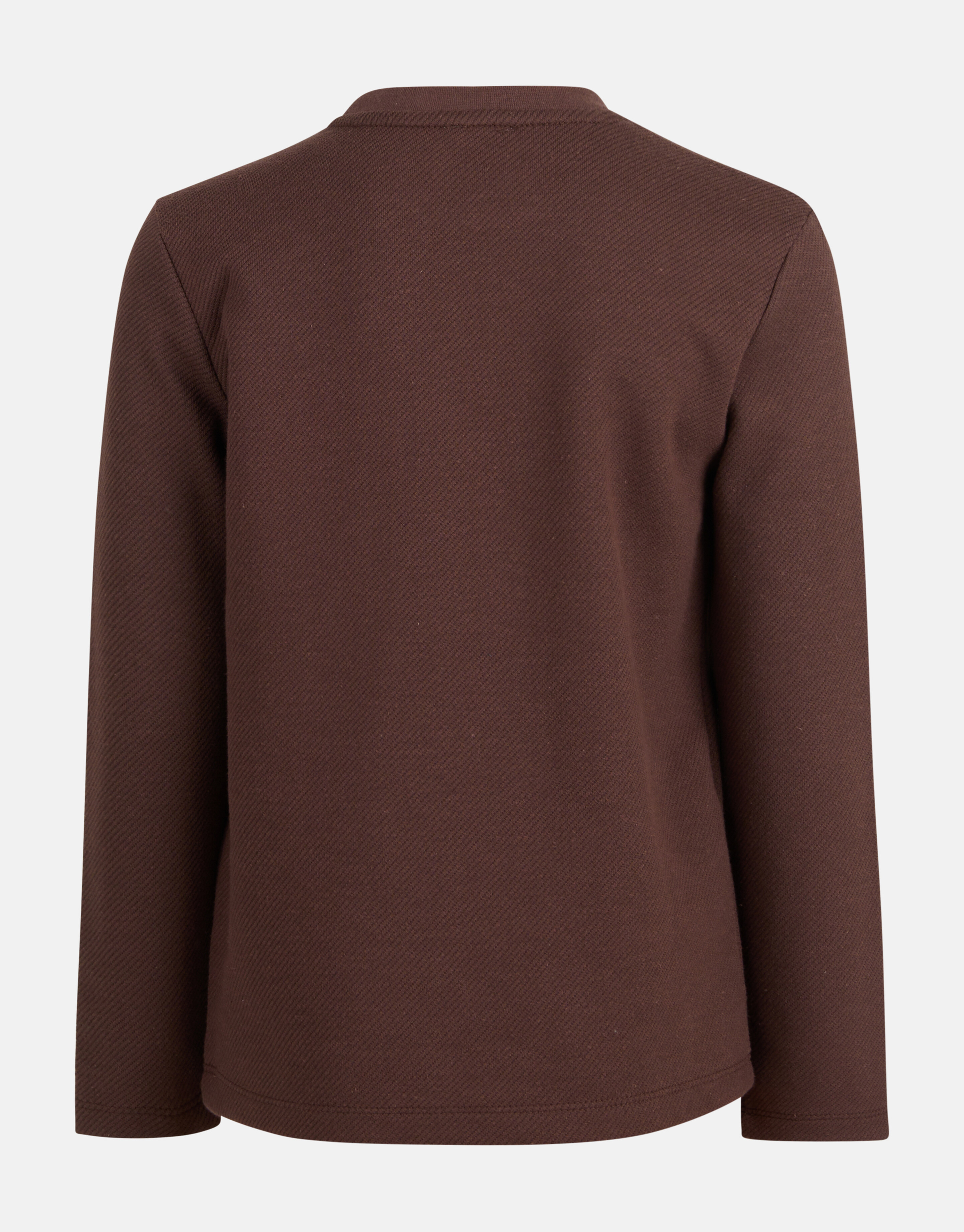 T-Shirt mit Patch Dunkelbraun SHOEBY BOYS