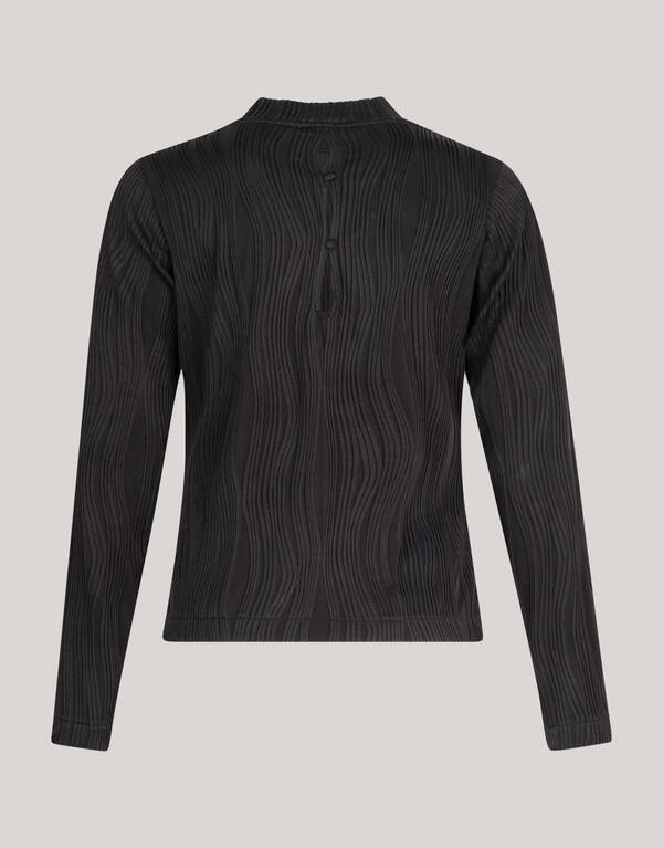 Swirl Crinkle Top Schwarz SHOEBY WOMEN