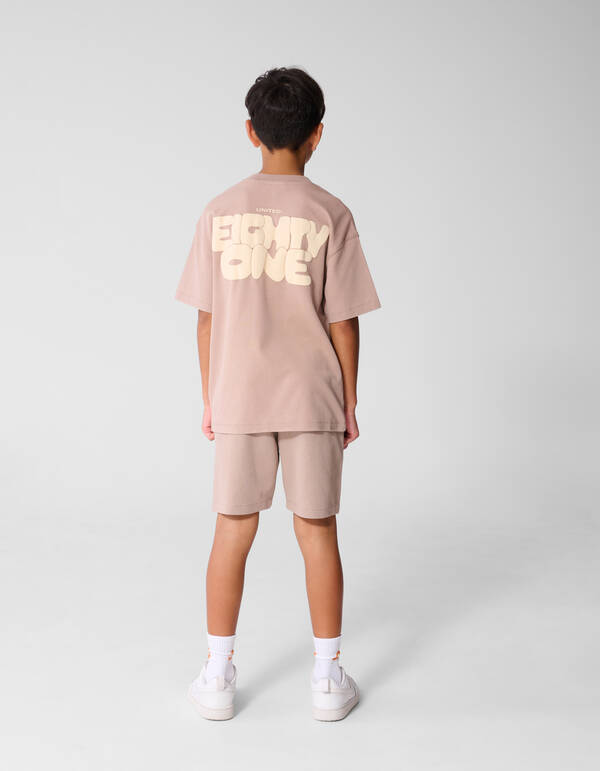 Spark Wasch-T-Shirt Taupe SHOEBY BOYS