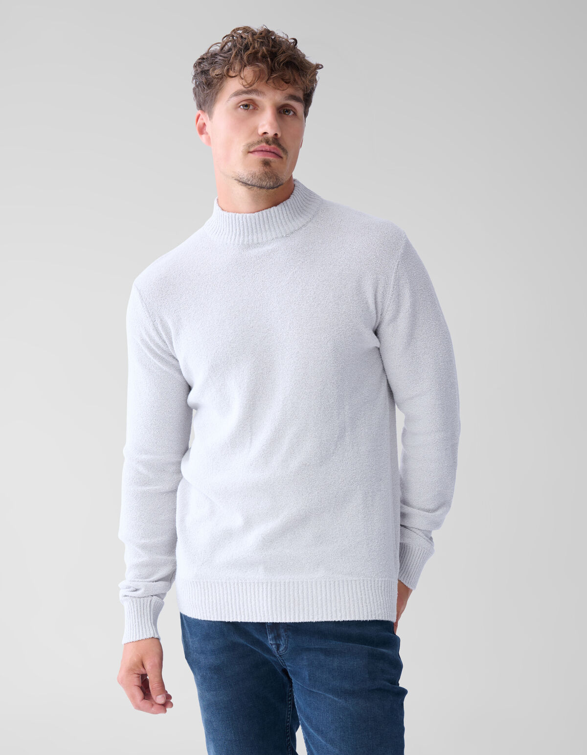 Basic Pullover Grau SHOEBY MEN