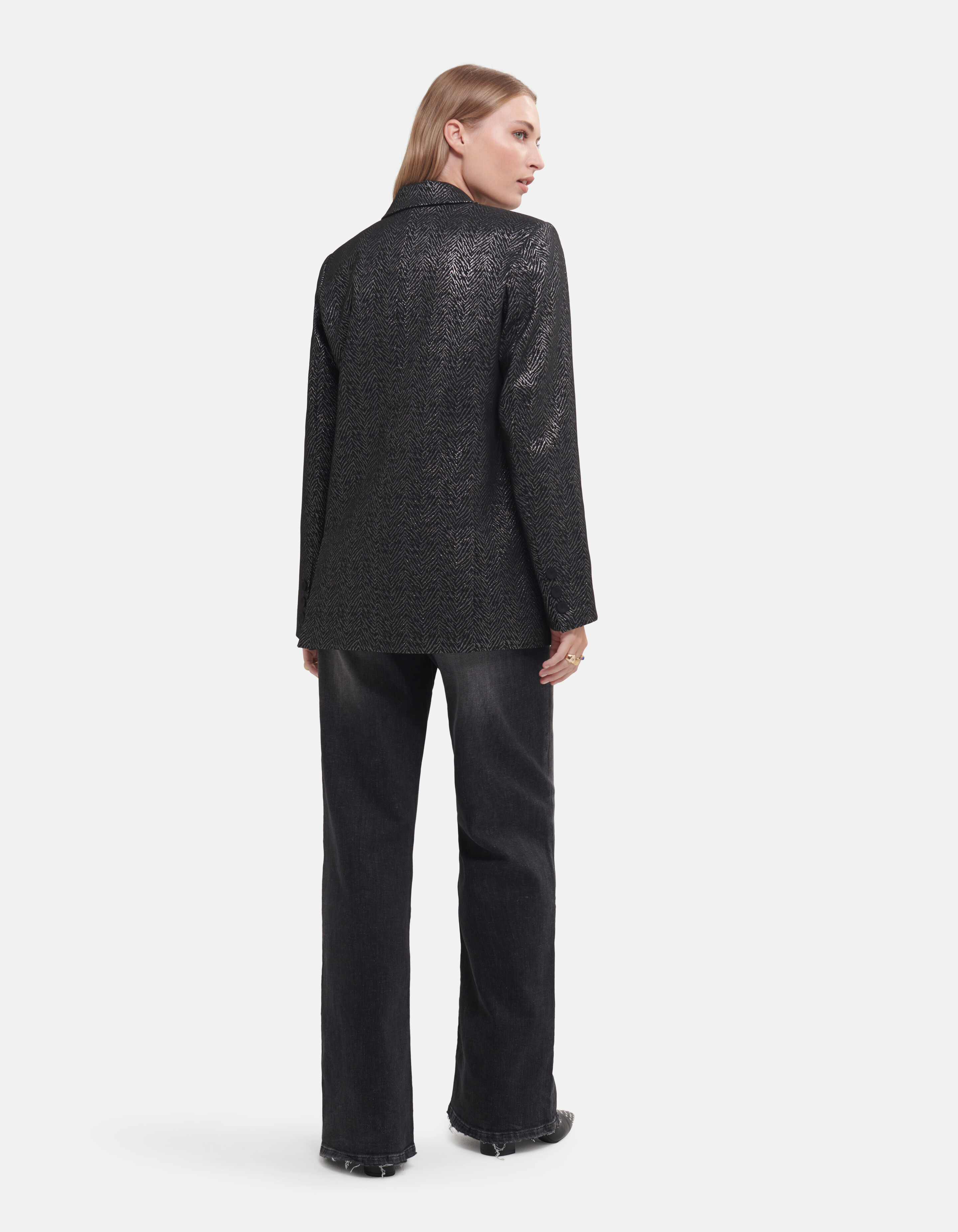Blazer mit Zebradruck Schwarz von Fred SHOEBY WOMEN