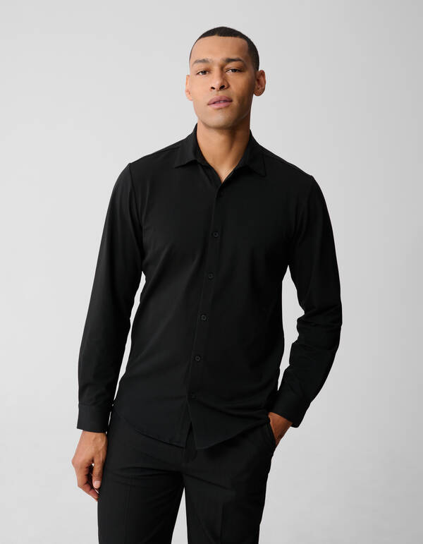 Jersey-T-Shirt Schwarz SHOEBY MEN