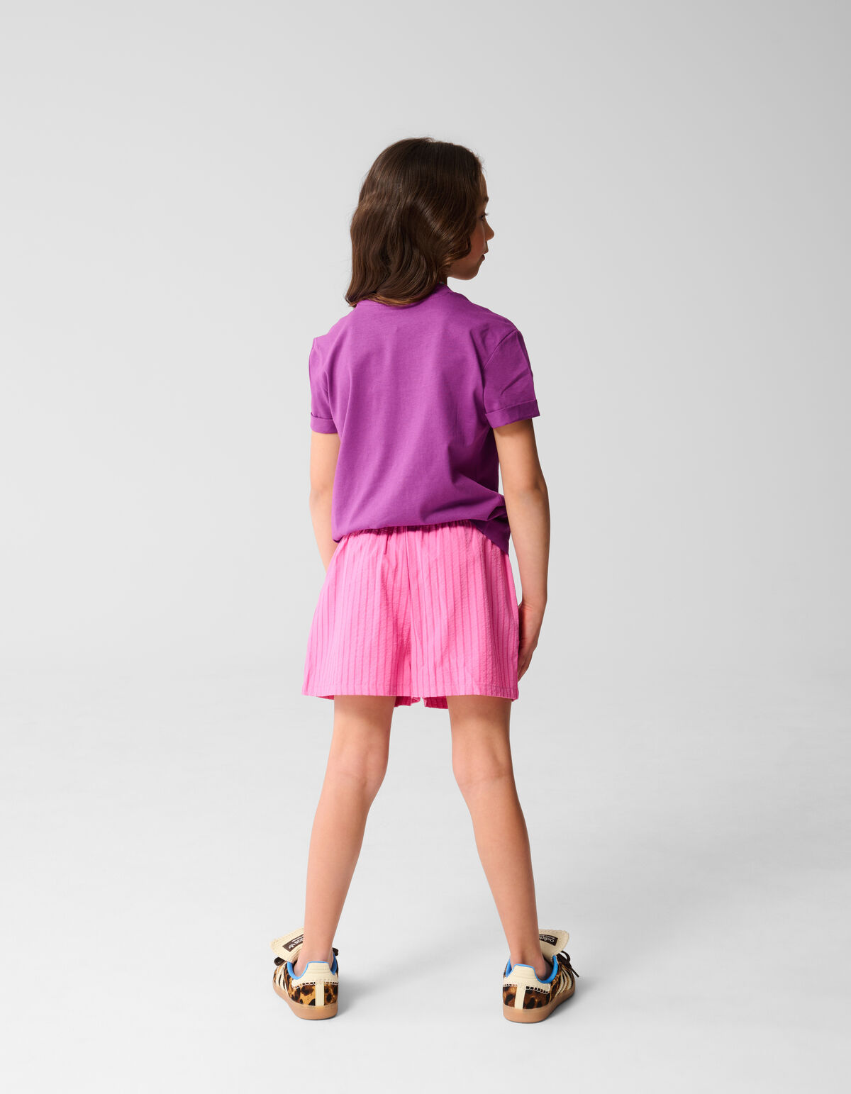 Gestreifte Short Rosa SHOEBY GIRLS