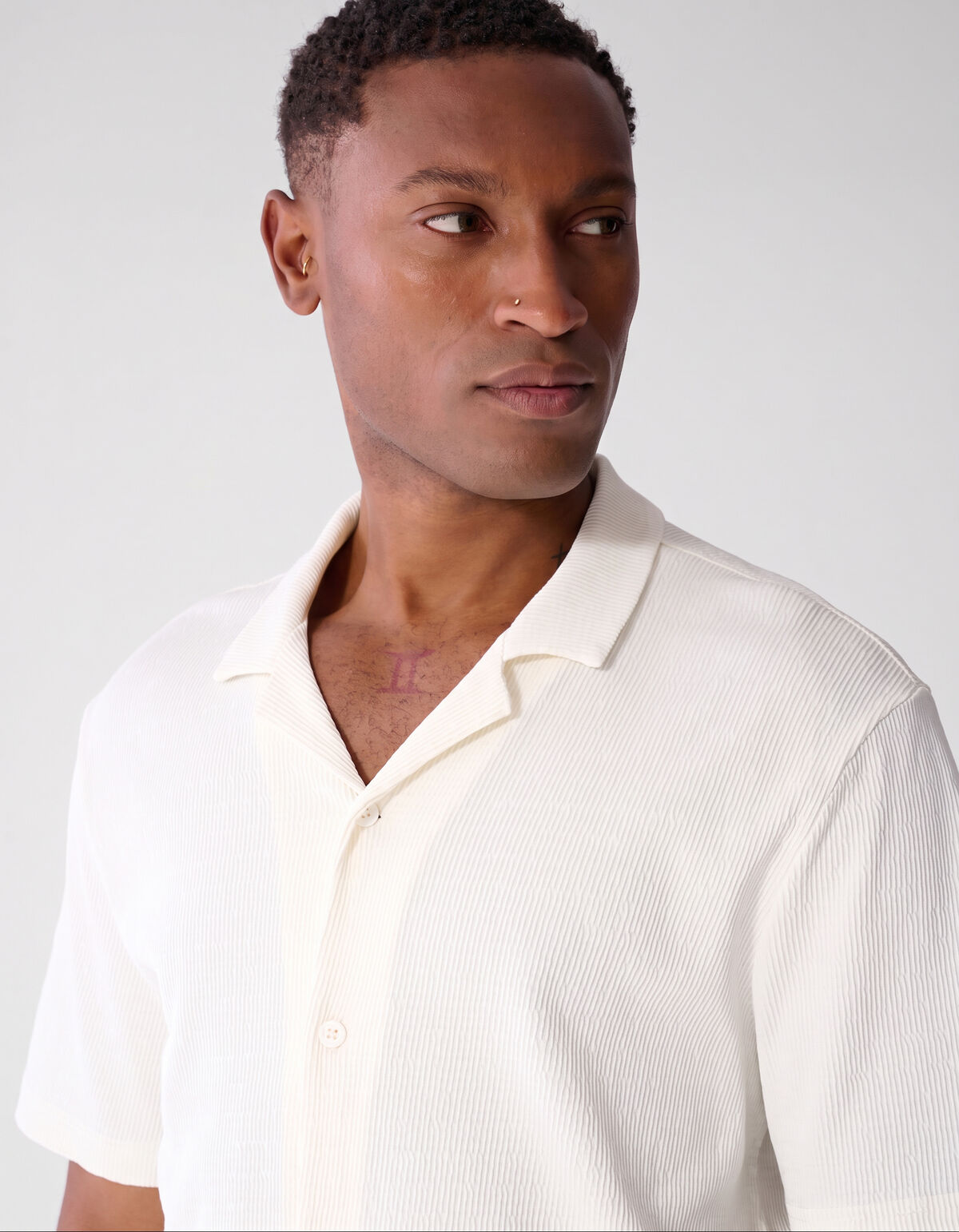 Fence Overshirt in gebrochenem Wei&szlig; SHOEBY MEN