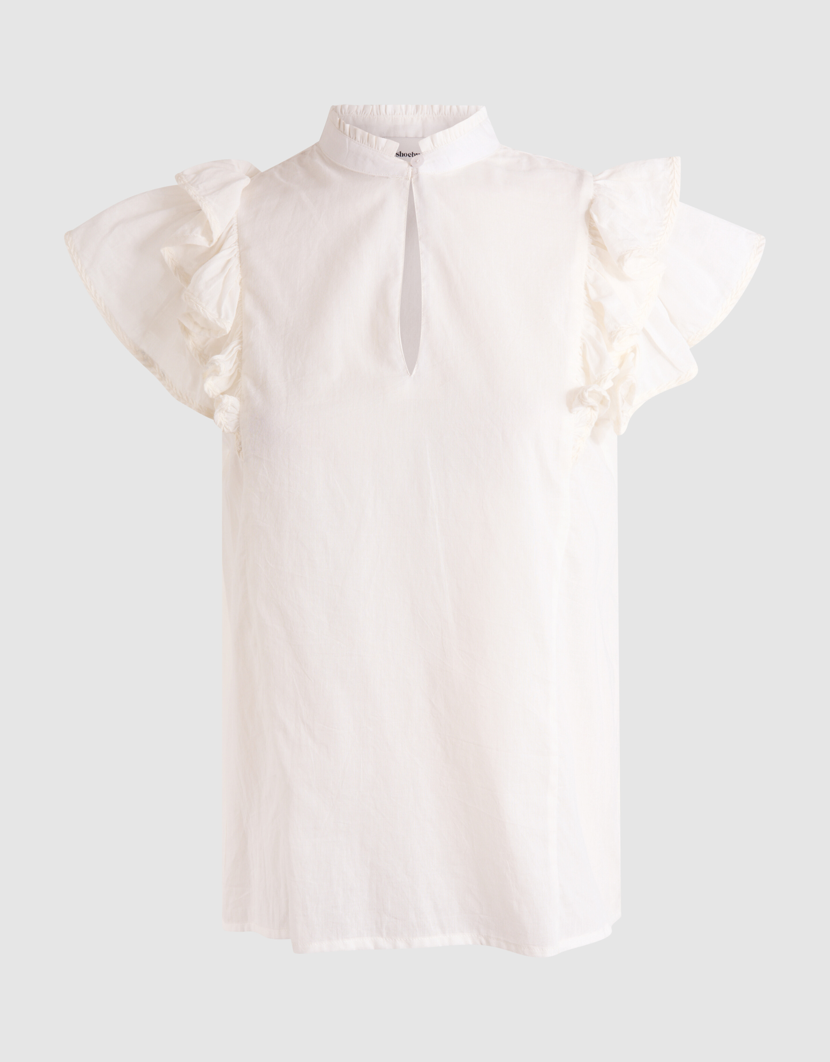 Rüschen-Top Weiß SHOEBY WOMEN