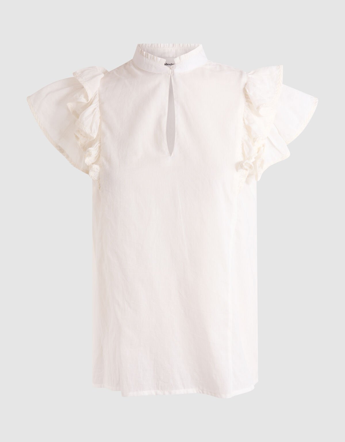 Rüschen-Top Weiß SHOEBY WOMEN