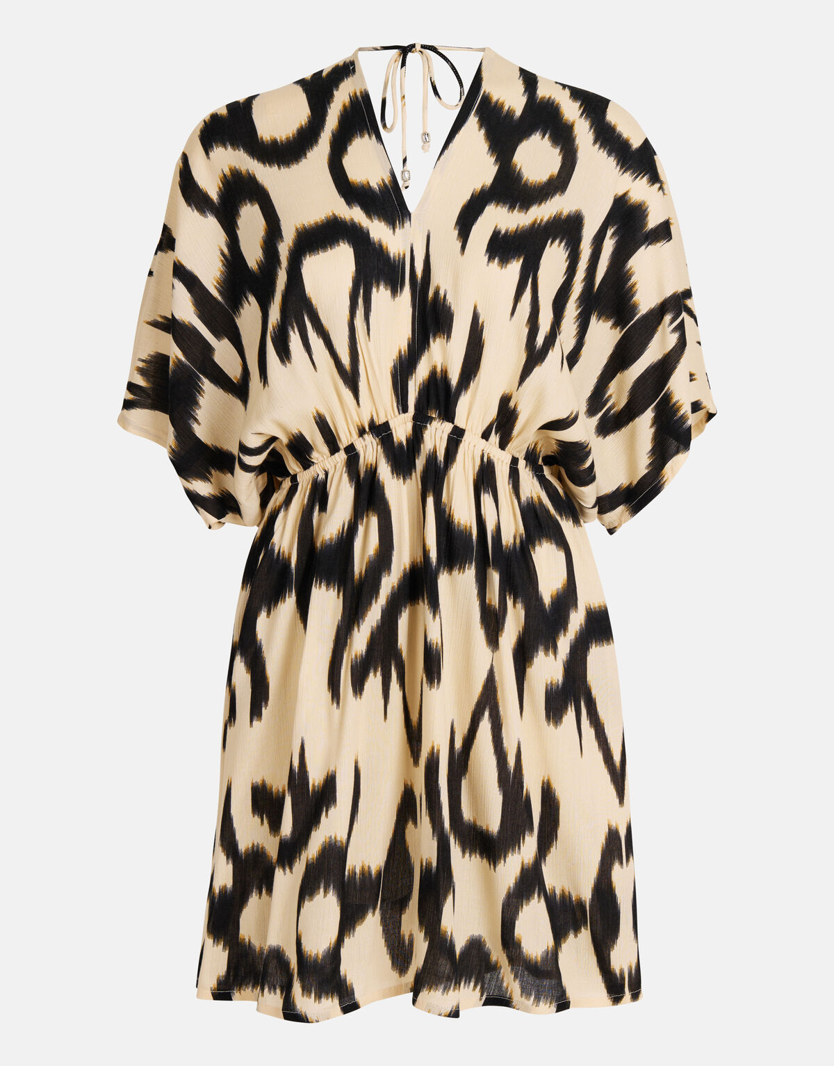 Crinkle Dress Schwarz/Altwei&szlig; SHOEBY WOMEN