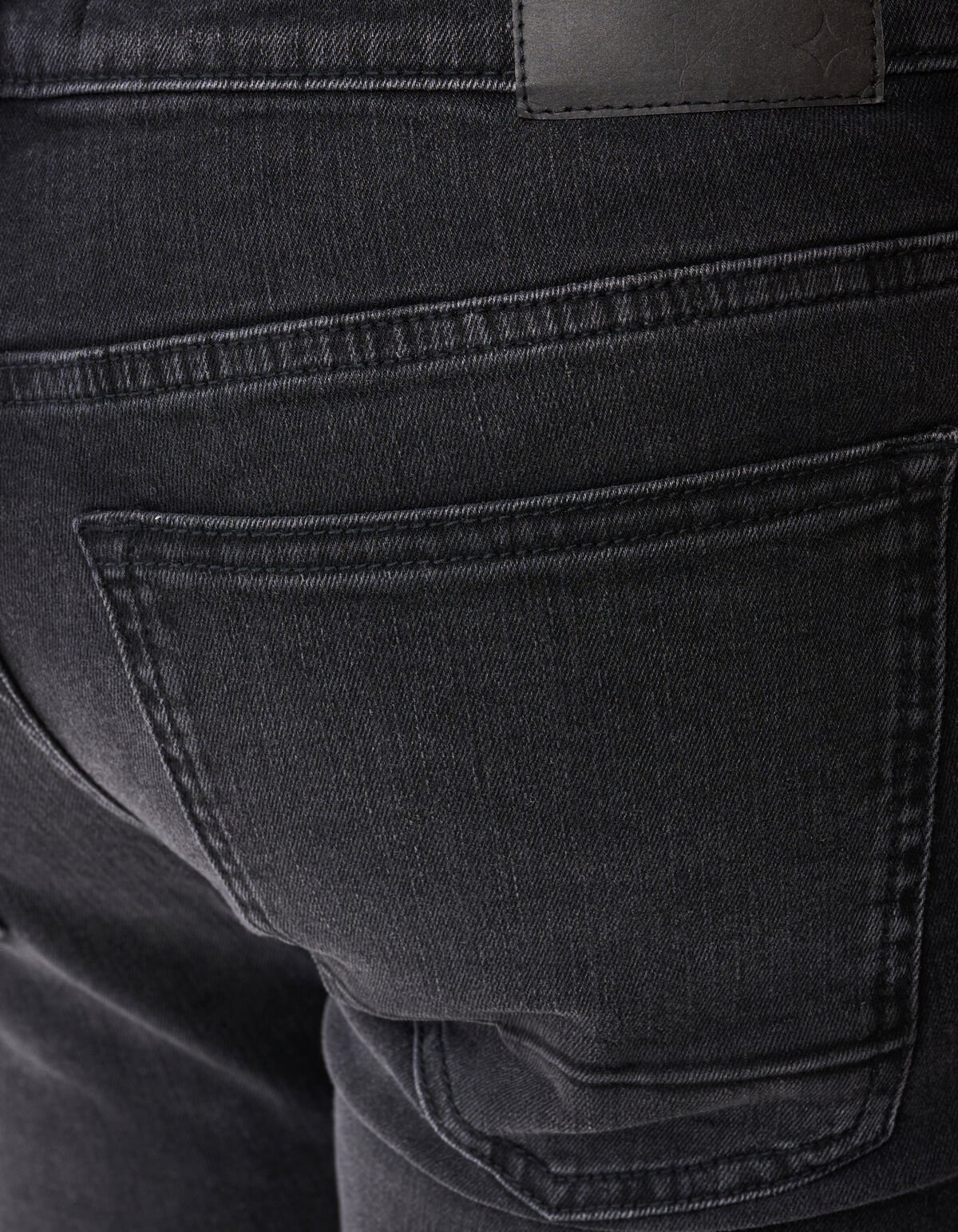 Slim Fit Jeans Washed Black L32 SHOEBY MEN