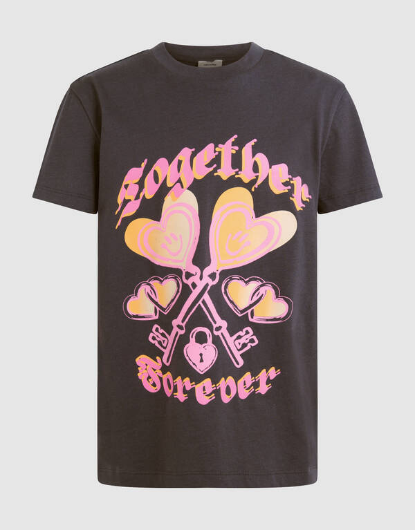 Together Artwork T-shirt Dunkelgrau SHOEBY GIRLS