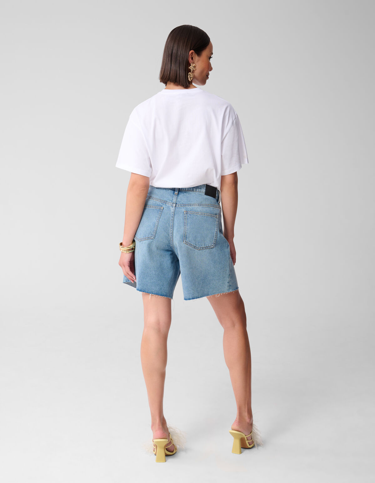 Oversized Les Oranges T-Shirt White SHOEBY WOMEN