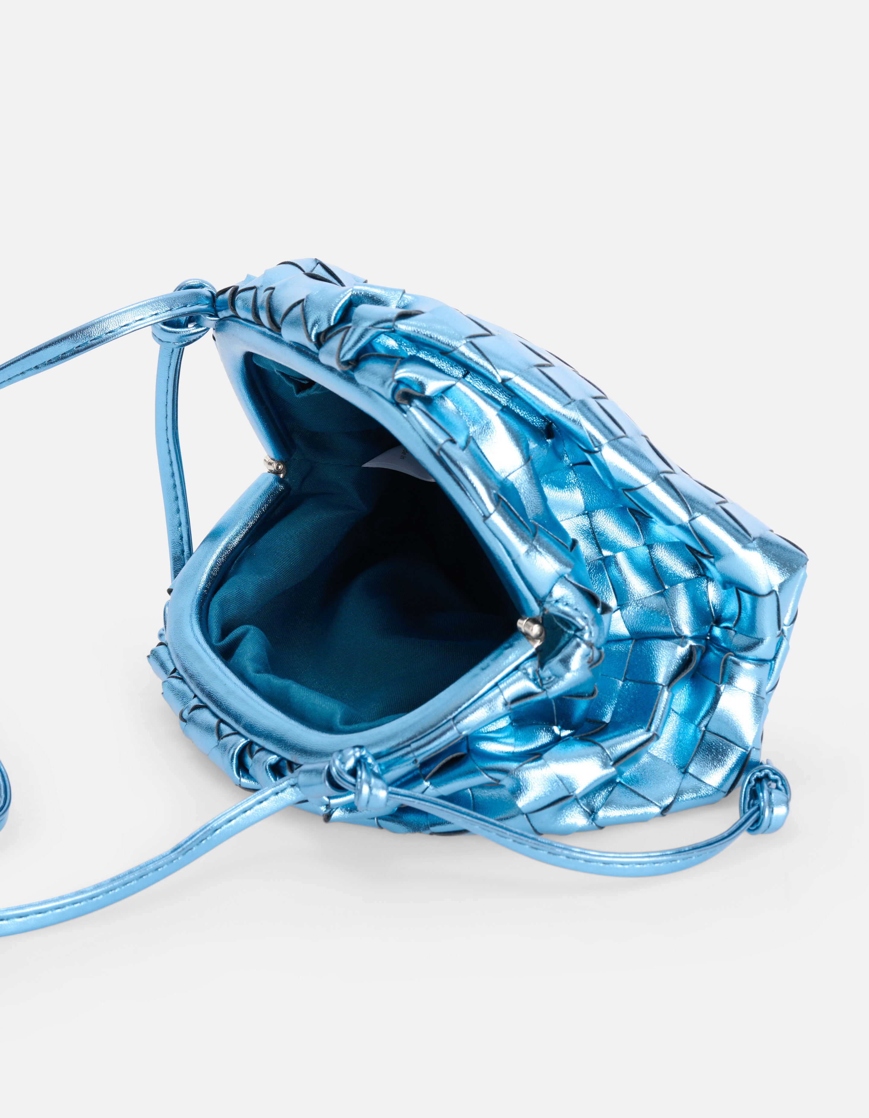 Metallic Clutch Blau SHOEBY ACCESSOIRES