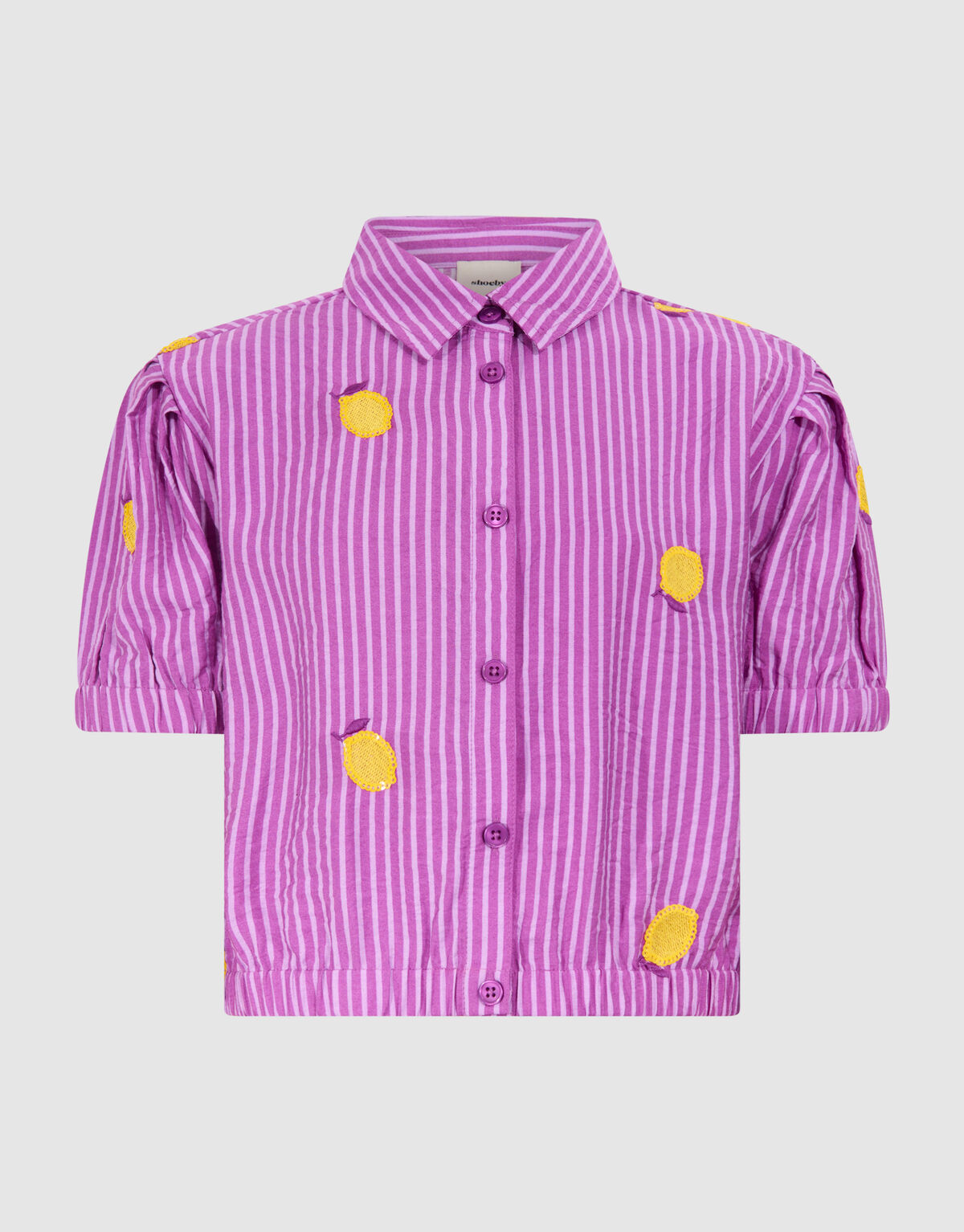 Lemon Nadelstreifen Bluse Lila SHOEBY GIRLS