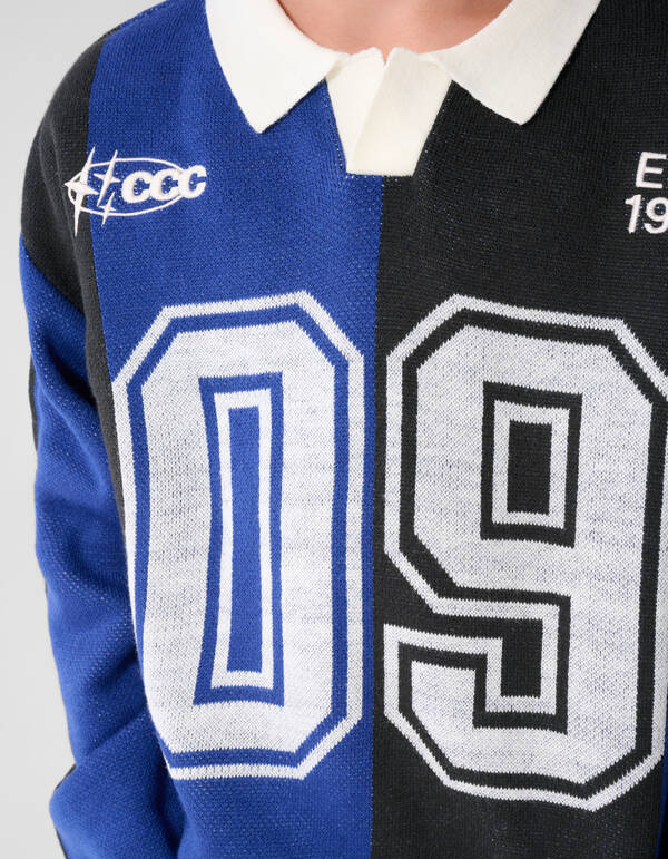 Sportlicher Strickpullover Dunkelblau SHOEBY BOYS