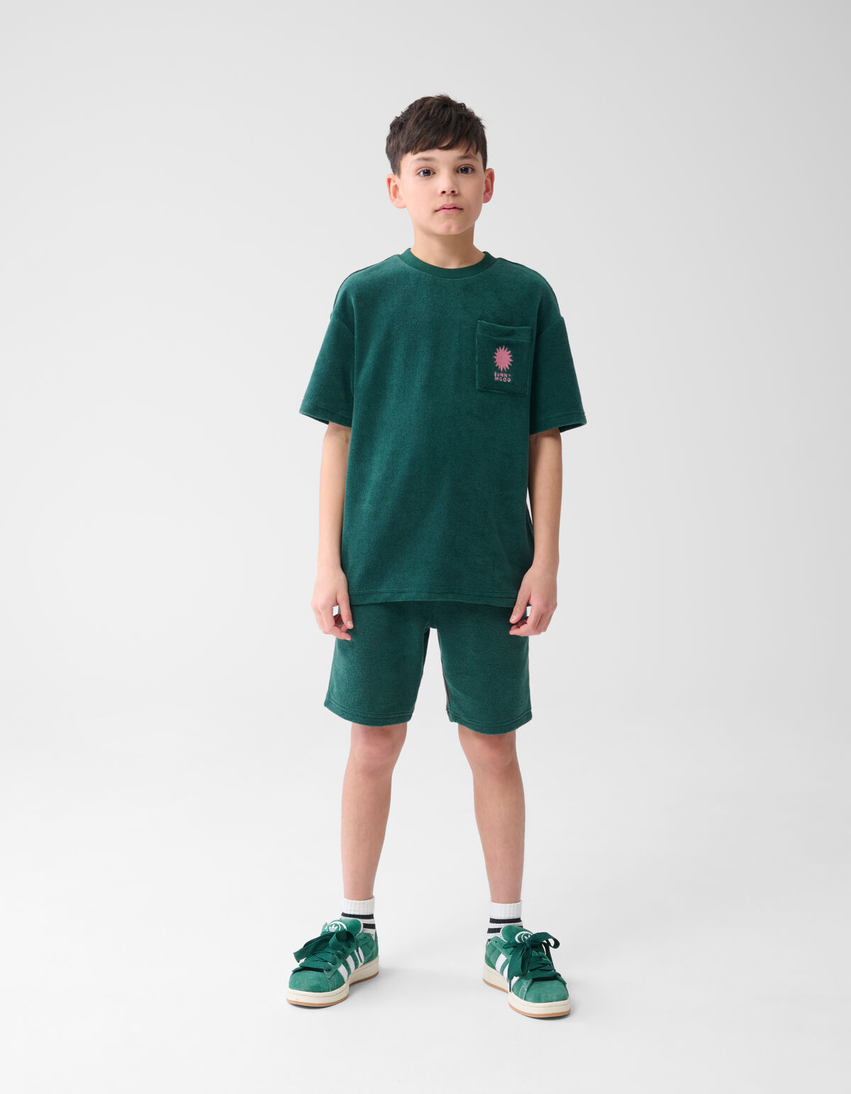 Towling Kurz Dunkelgrün SHOEBY BOYS