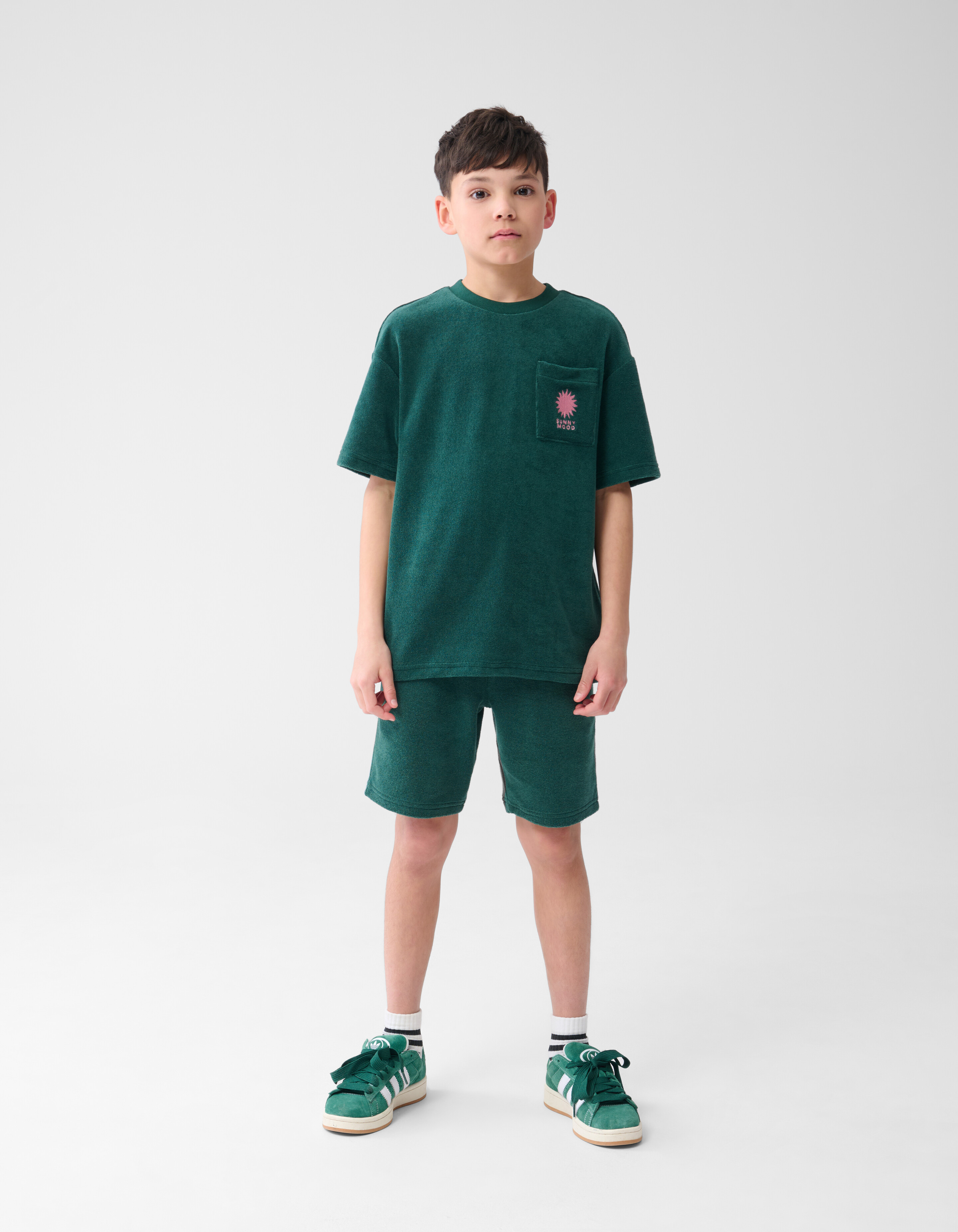 Towling Kurz Dunkelgrün SHOEBY BOYS