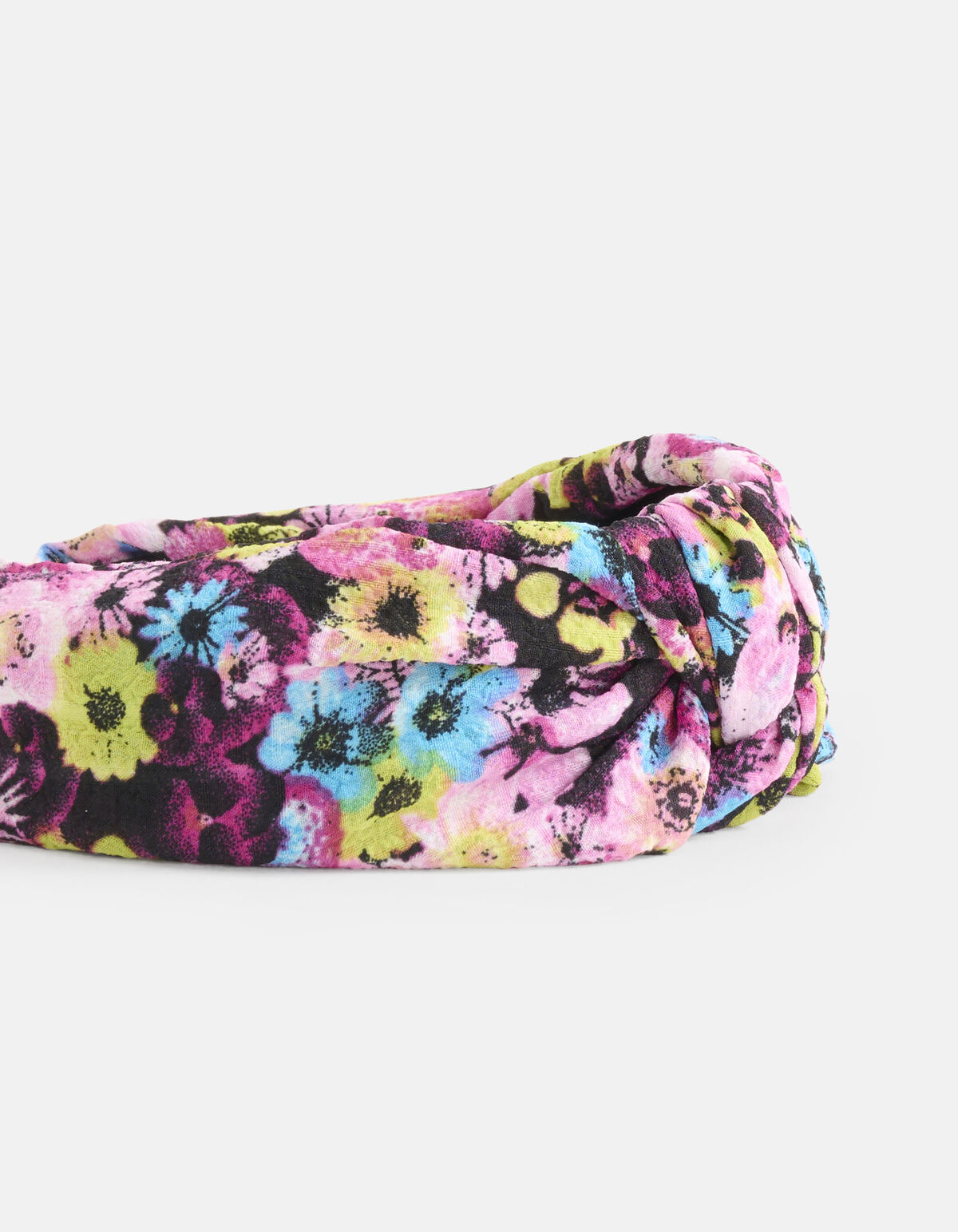 Bloemenprint Knot Haarband Roze SHOEBY ACCESSOIRES