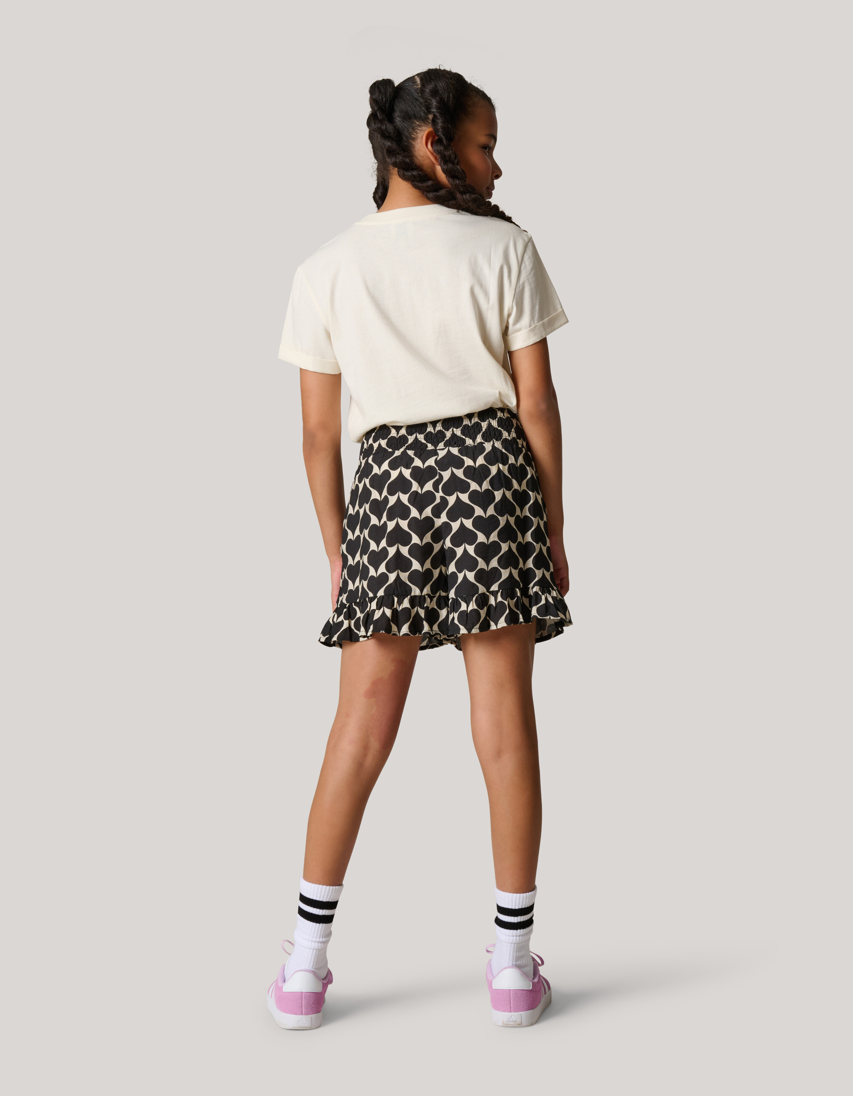 Bedruckter Skort Schwarz/Weiß SHOEBY GIRLS