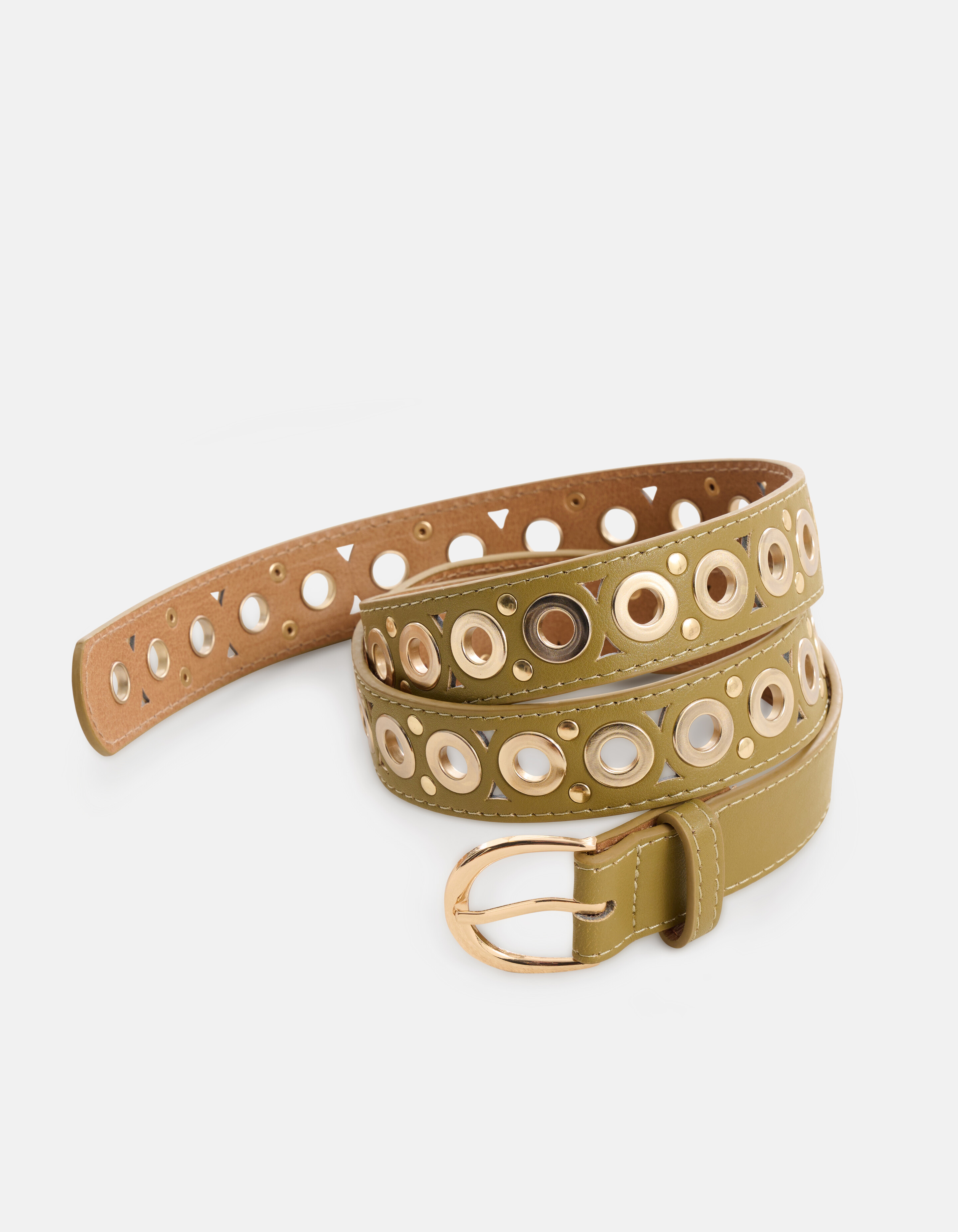 Ösengürtel Dunkelgrün SHOEBY ACCESSOIRES