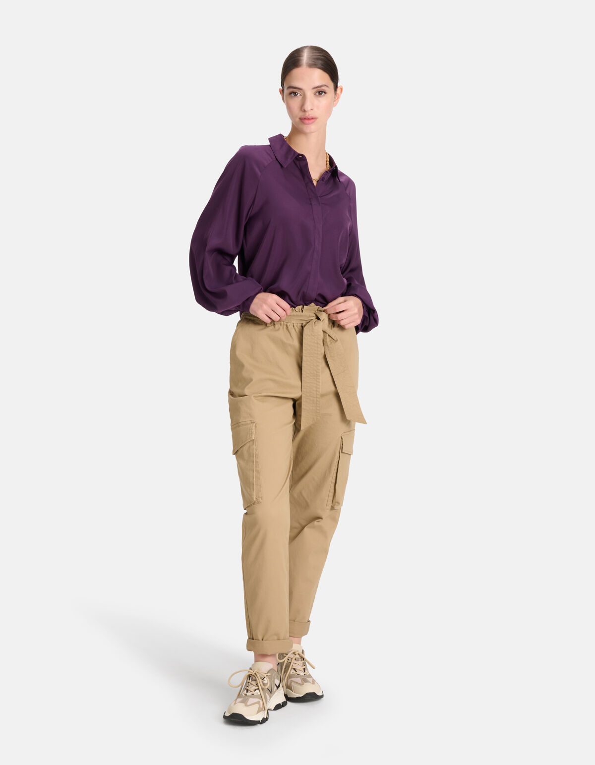 Bluse Dunkelviolett SHOEBY WOMEN