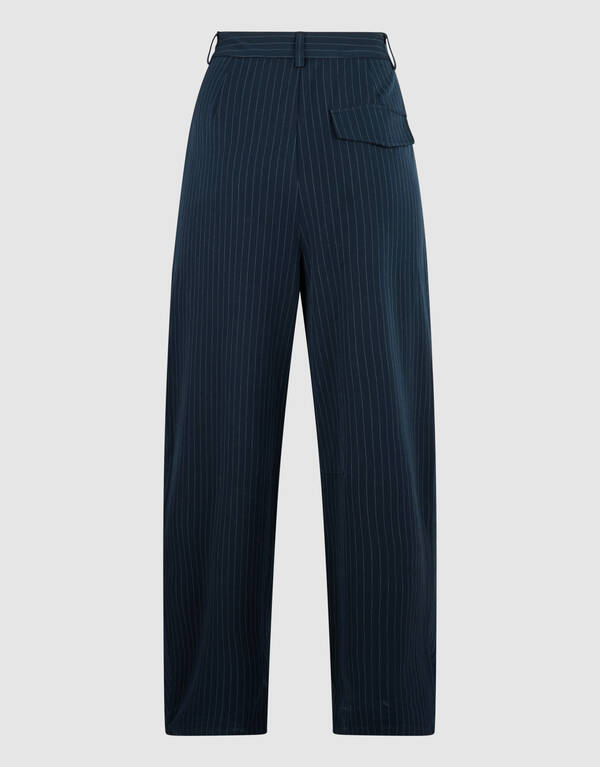 Gestreifte Pantalon Dunkelblau SHOEBY WOMEN