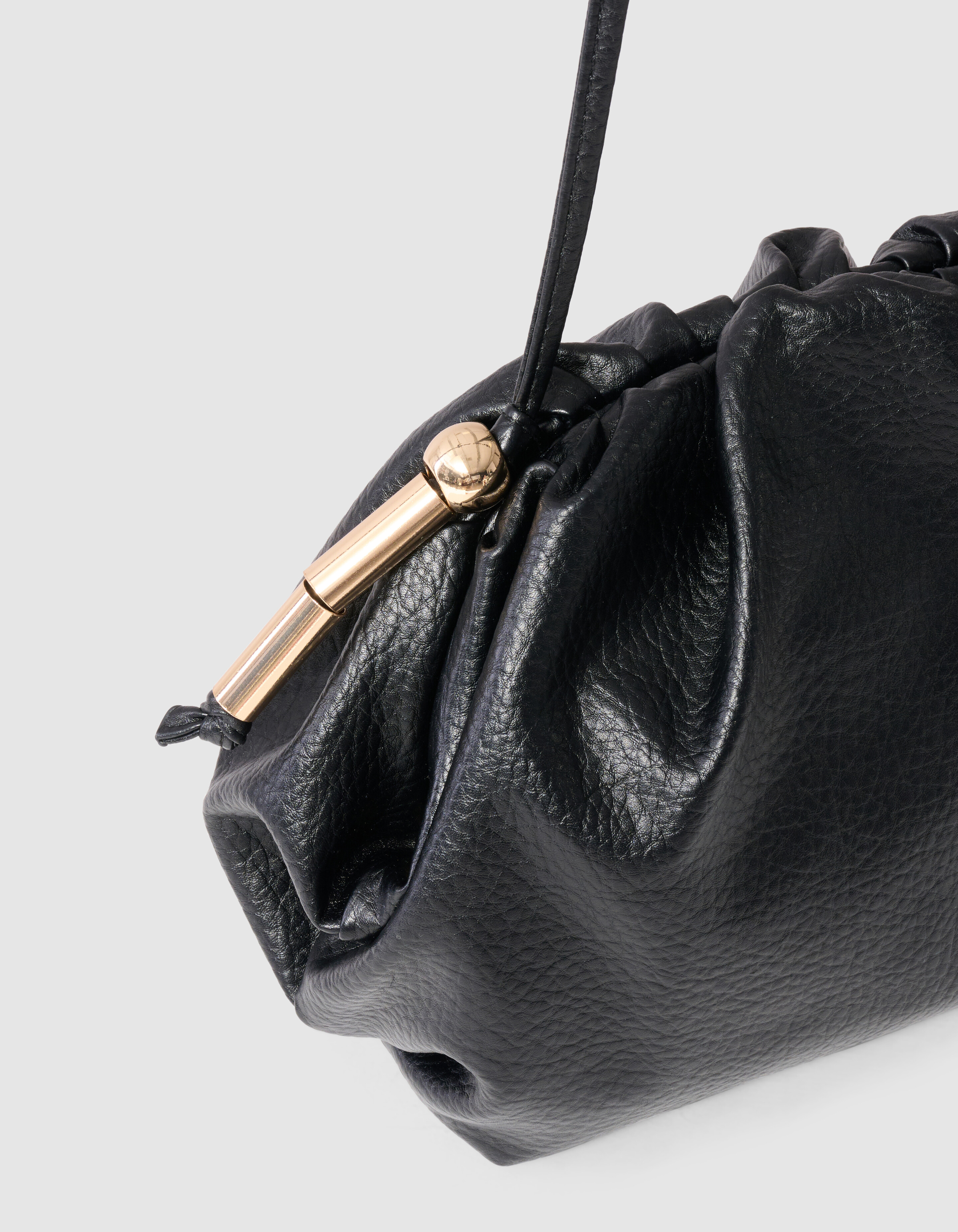 Vegane Leder-Clutch Schwarz SHOEBY ACCESSOIRES
