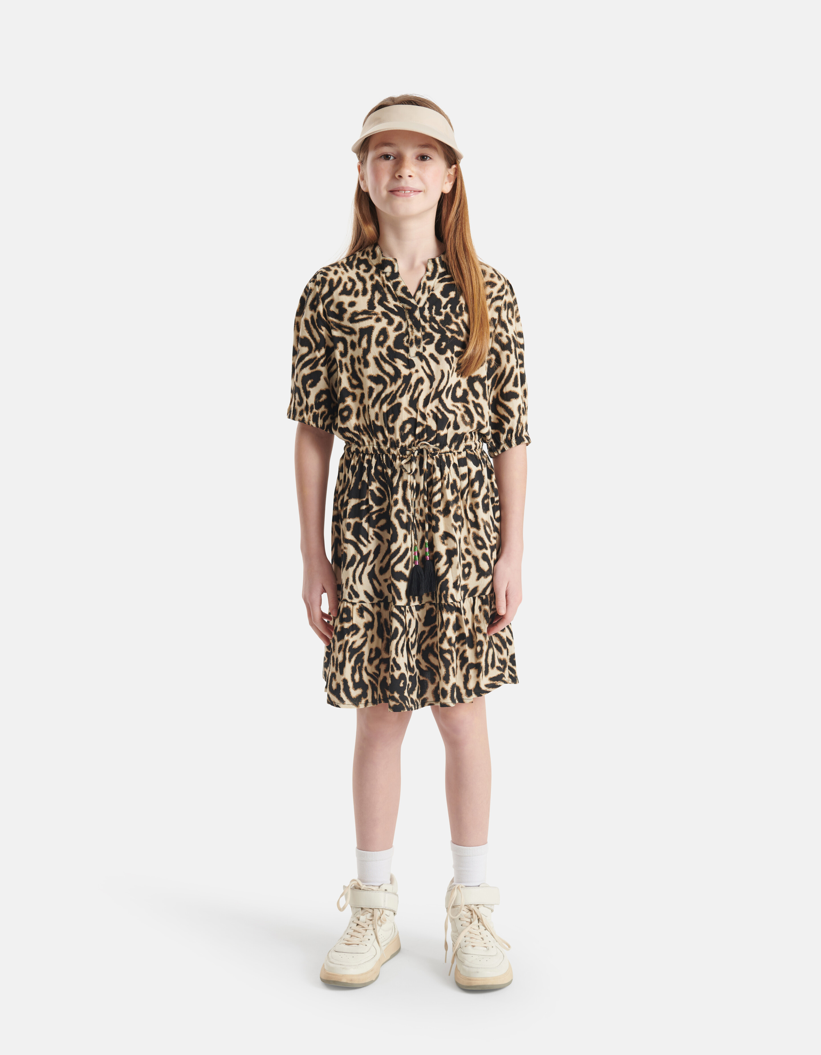 Leopardenkleid Braun SHOEBY GIRLS