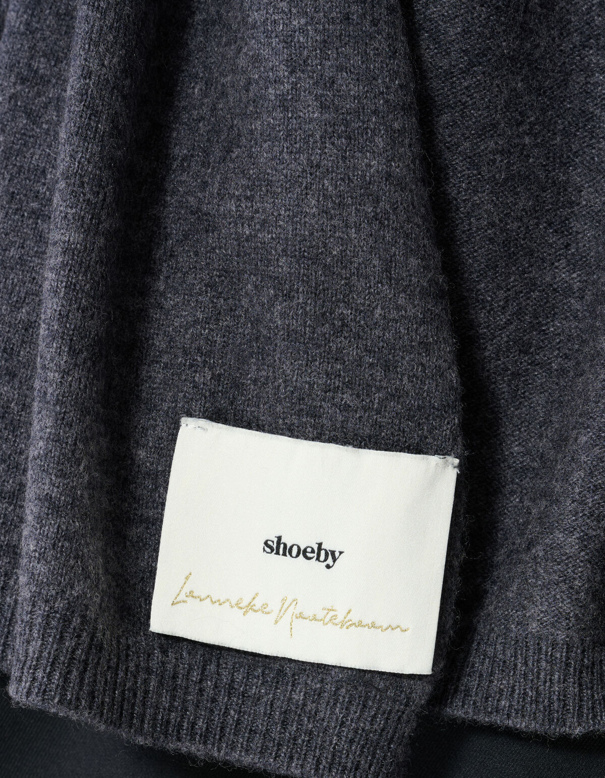 Strickschal Dunkelgrau By Lonneke SHOEBY ACCESSOIRES