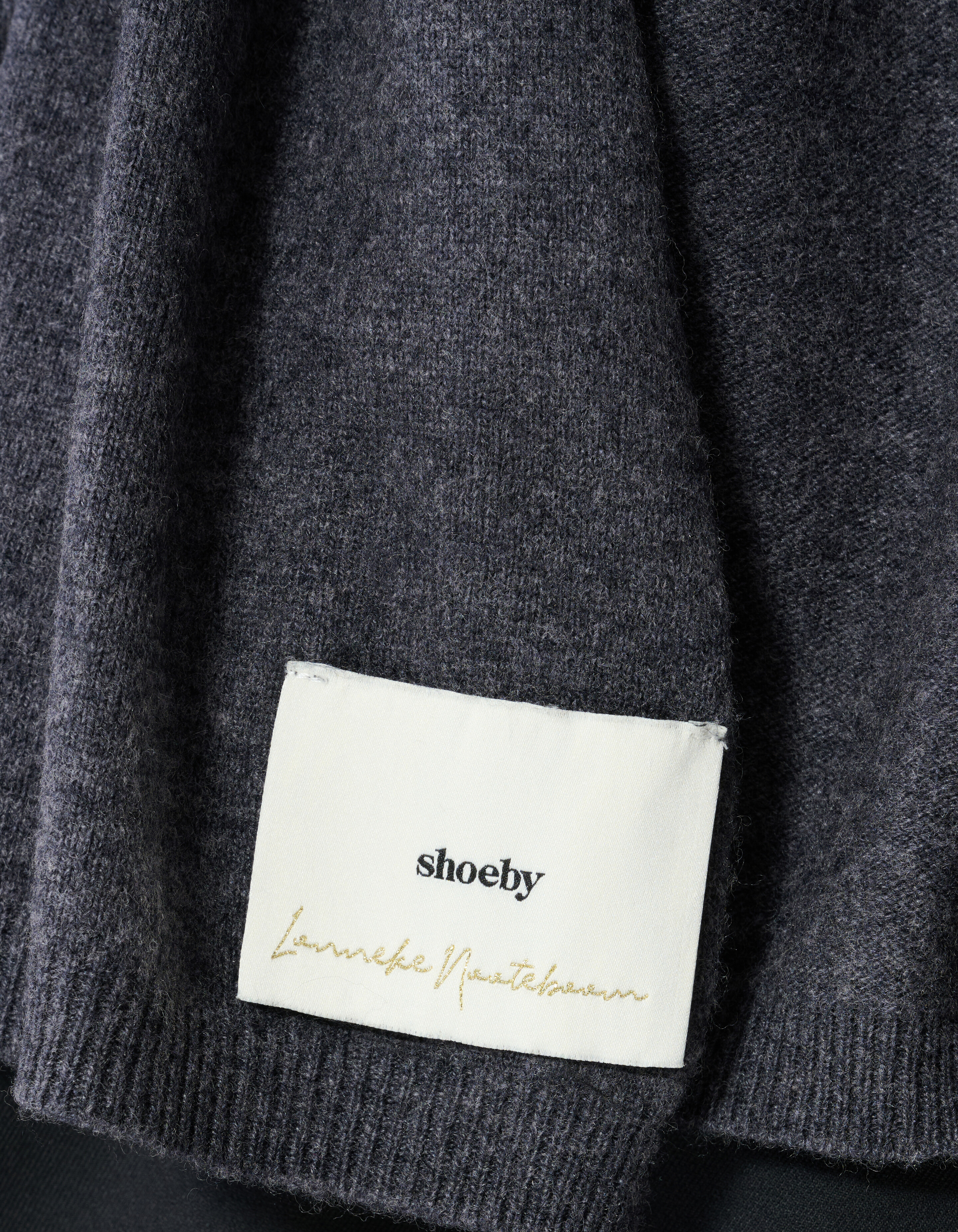 Strickschal Dunkelgrau By Lonneke SHOEBY ACCESSOIRES