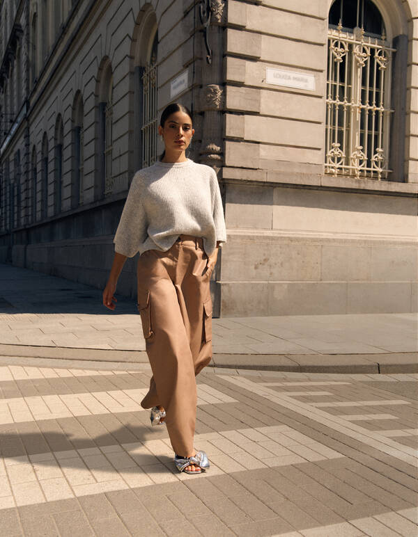 Cargo Barrel Fit Hose Sand SHOEBY WOMEN