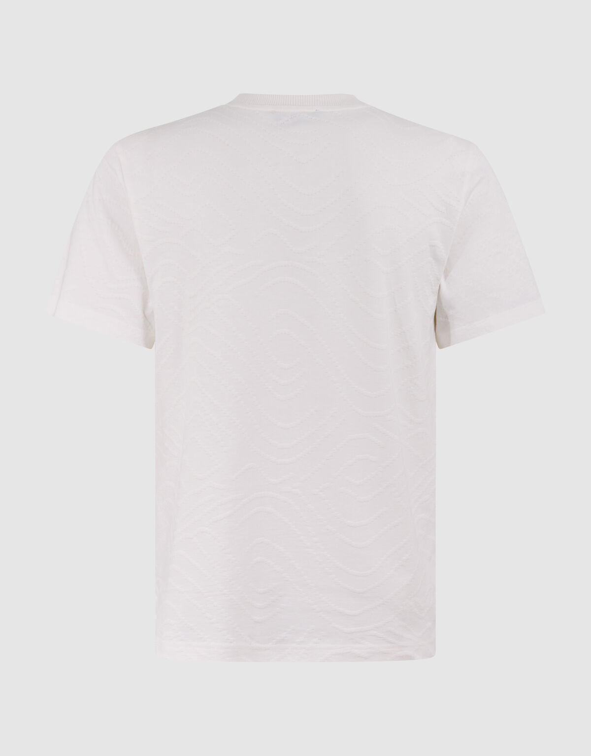 Jacquard-T-Shirt Off White SHOEBY MEN