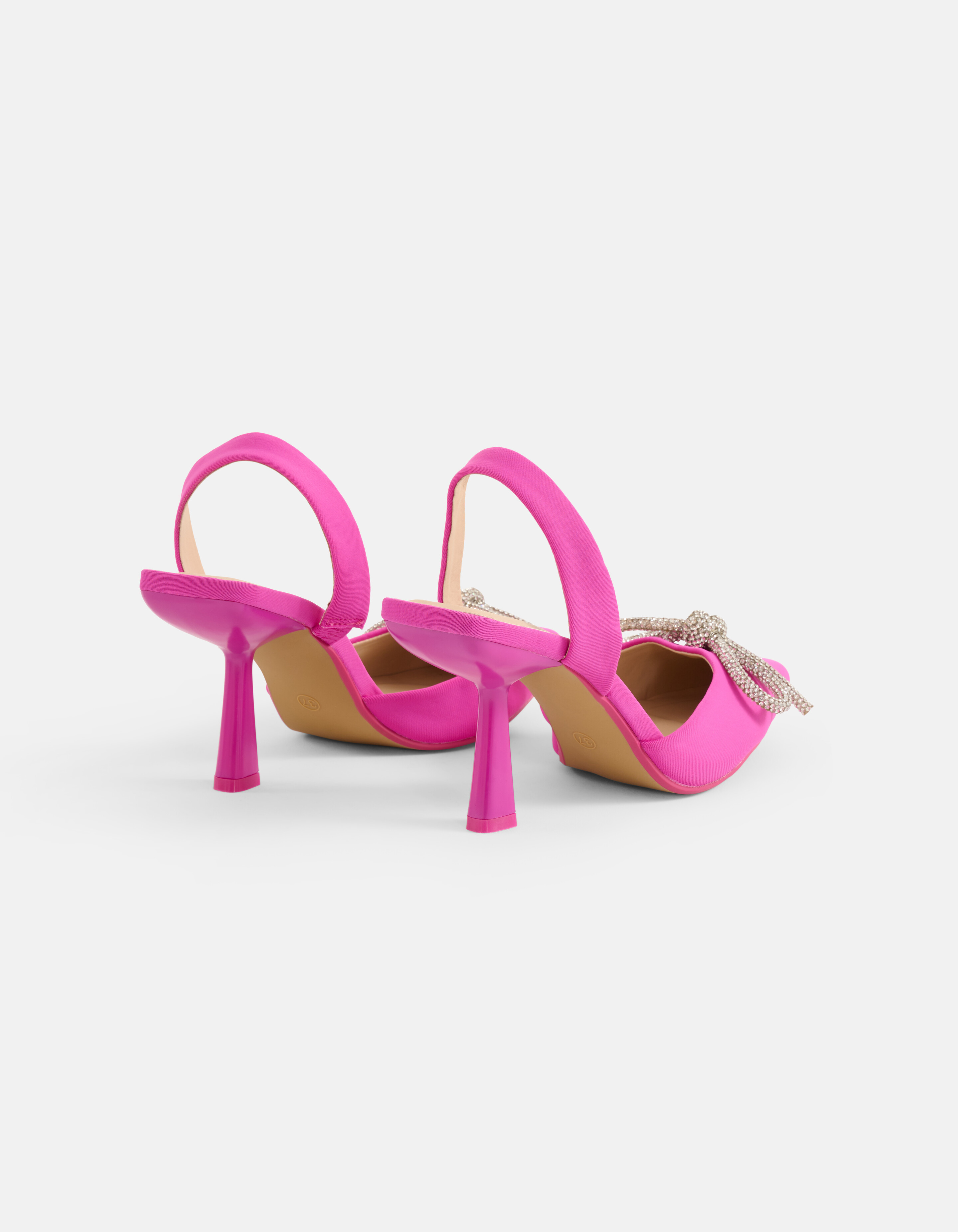 Strass Schleife Heels Rosa SHOEBY SHOES