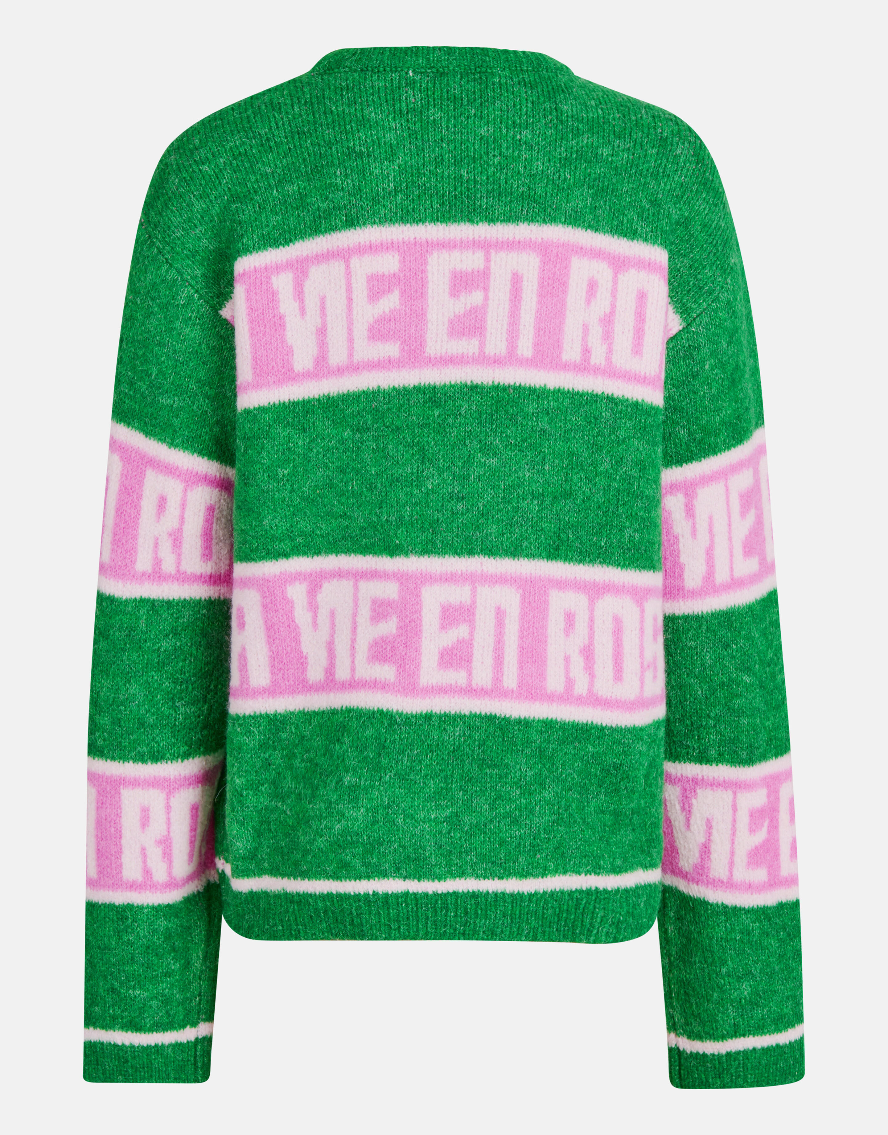 Gestreepte Trui Groen SHOEBY GIRLS