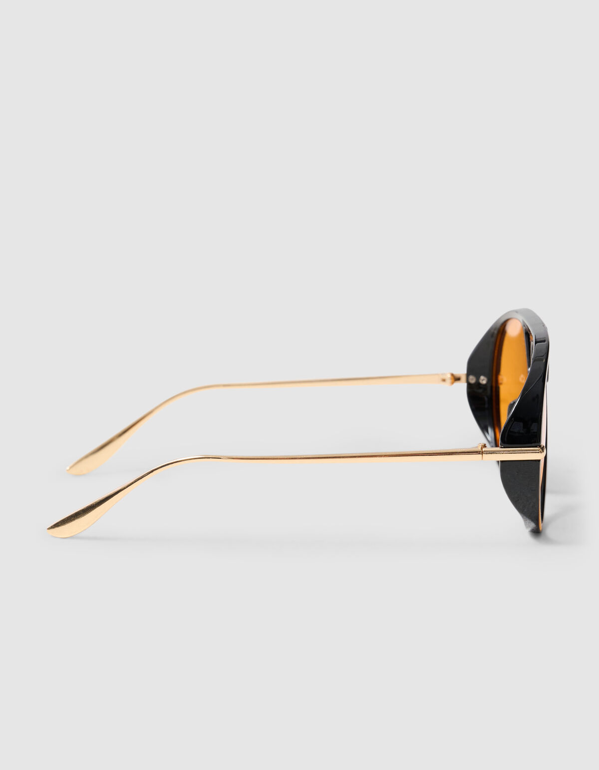 Gro&szlig;e Aviator-Sonnenbrille Schwarz SHOEBY ACCESSOIRES