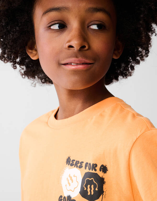 Artwork T-Shirt Orange SHOEBY BOYS