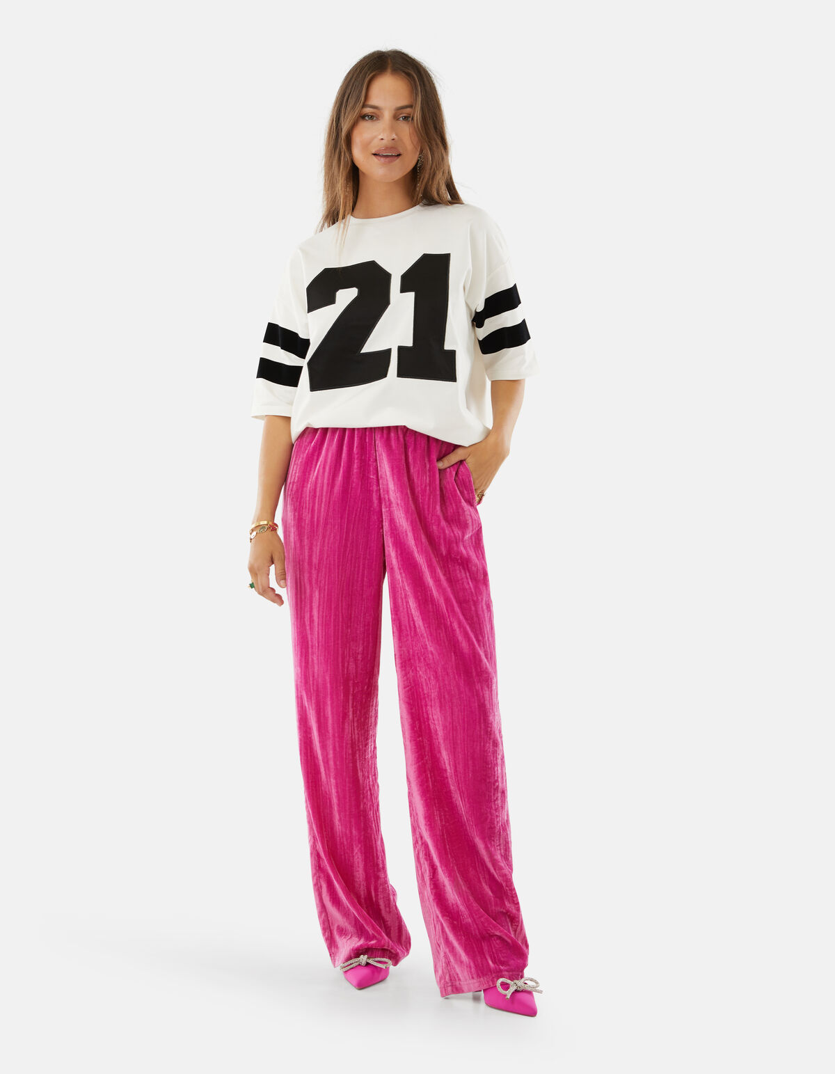 Artwork T-shirt Off White By Lizzy SHOEBY WOMEN