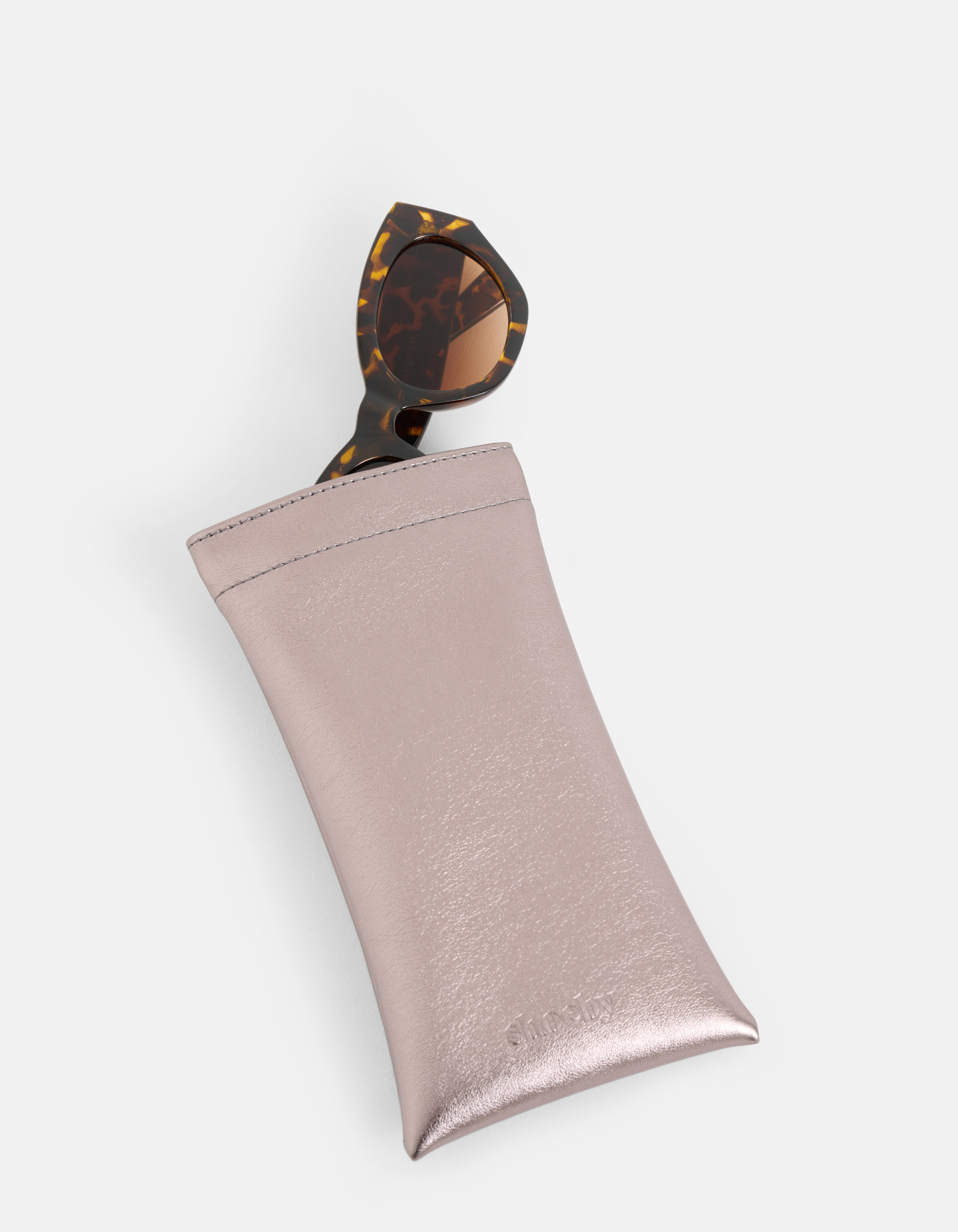 Breite Schildpatt-Sonnenbrille Braun SHOEBY ACCESSOIRES