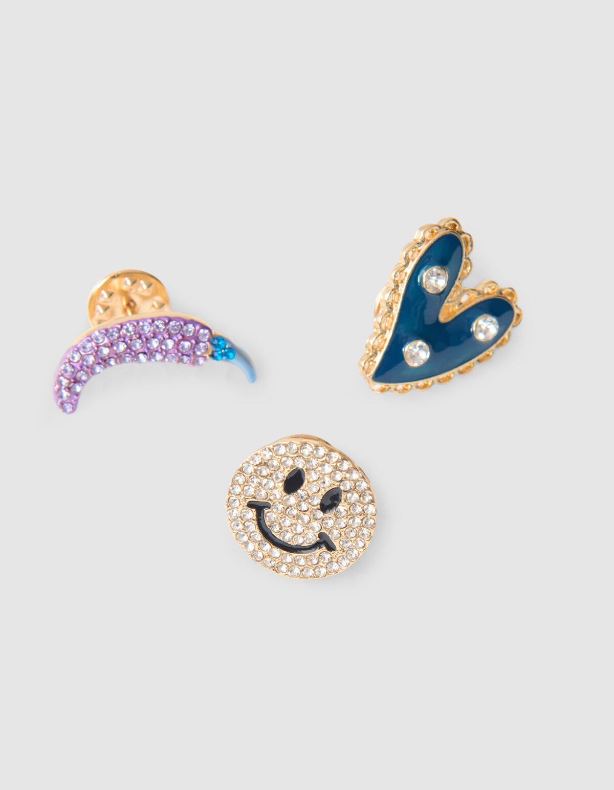 Icon Broschen Set Blau SHOEBY ACCESSOIRES