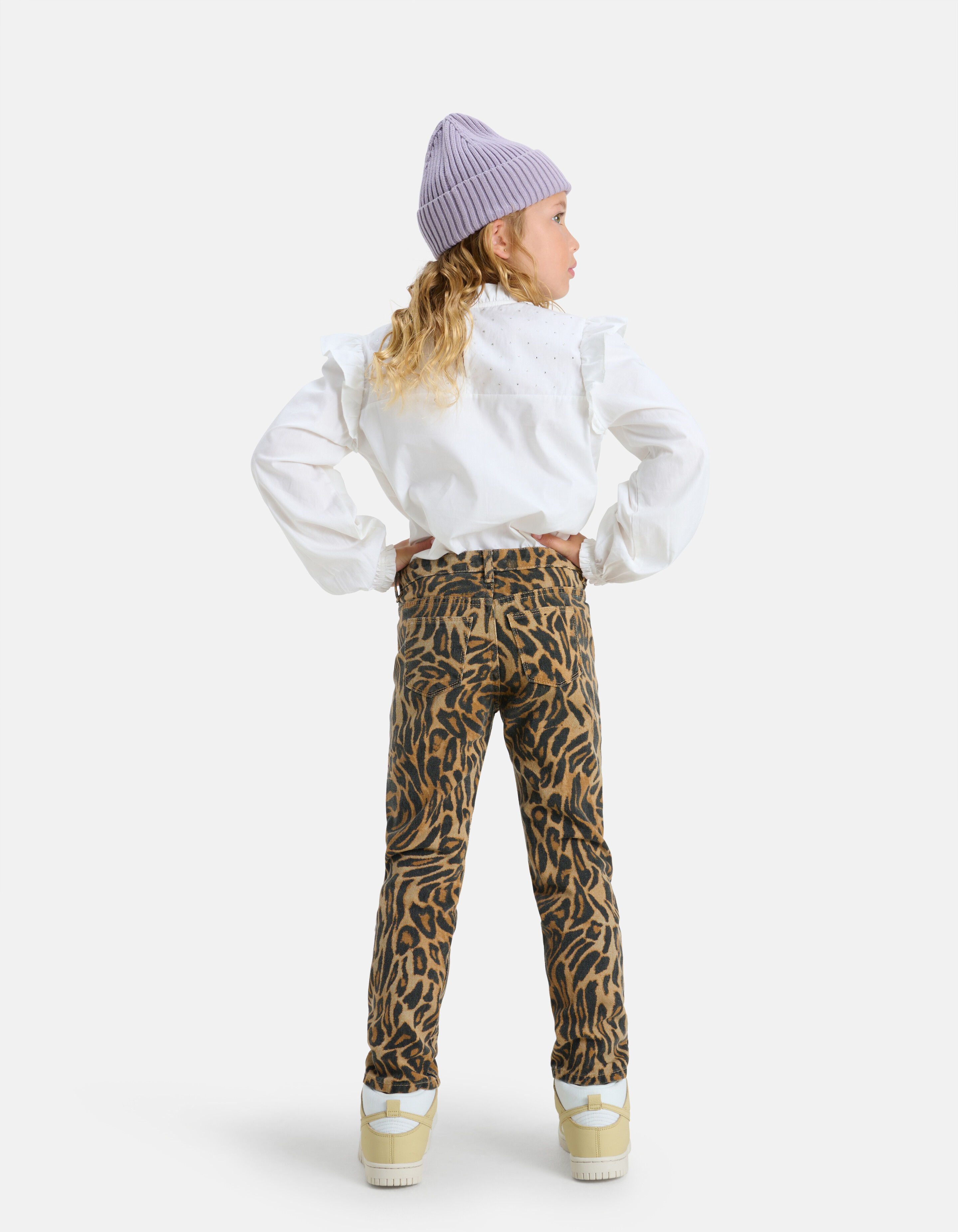Weiße Bluse mit Strasssteinen SHOEBY GIRLS