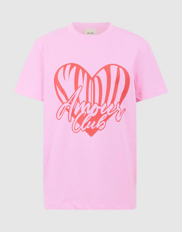 Heart Club Artwork T-Shirt Rosa SHOEBY GIRLS