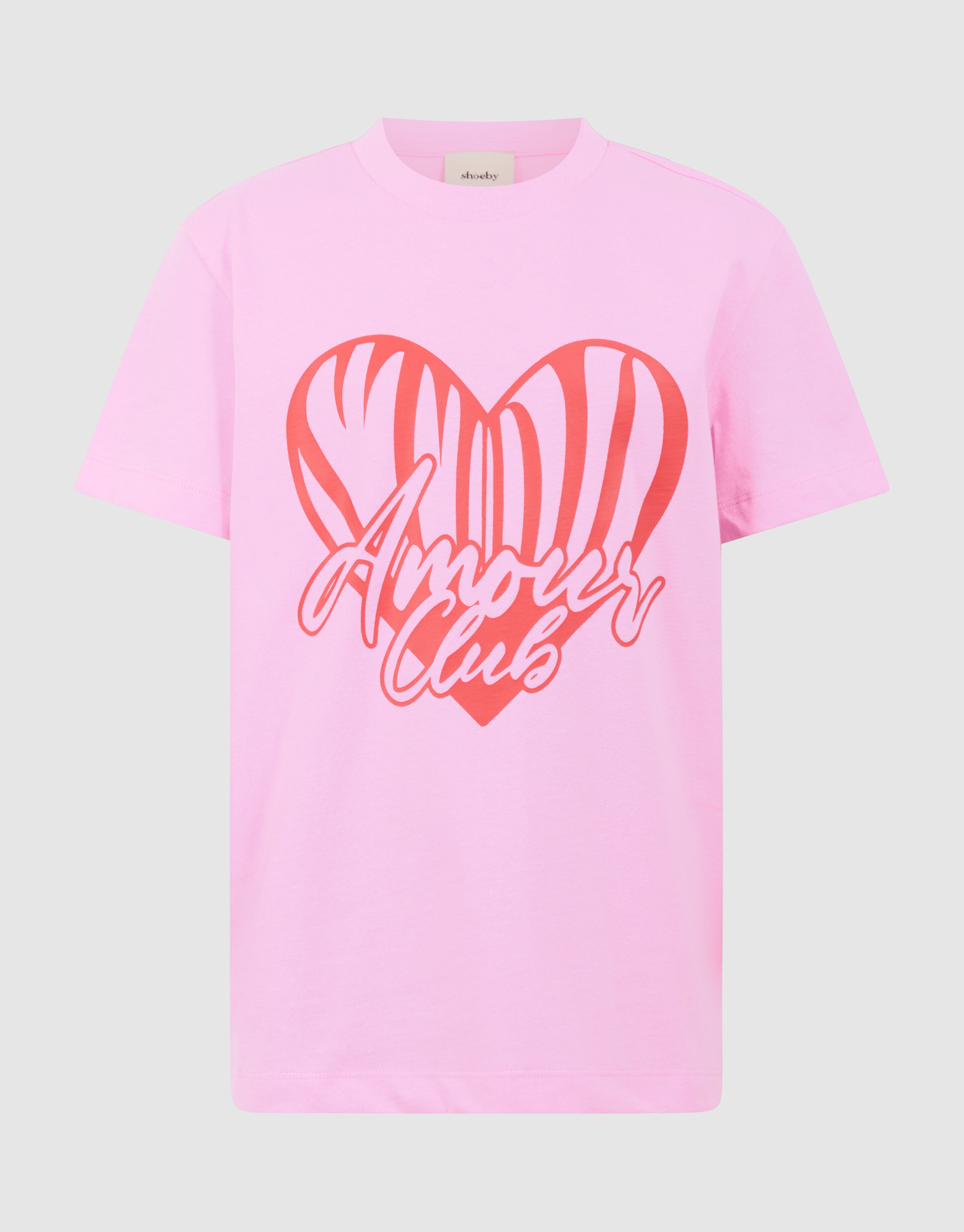 Heart Club Artwork T-Shirt Rosa SHOEBY GIRLS