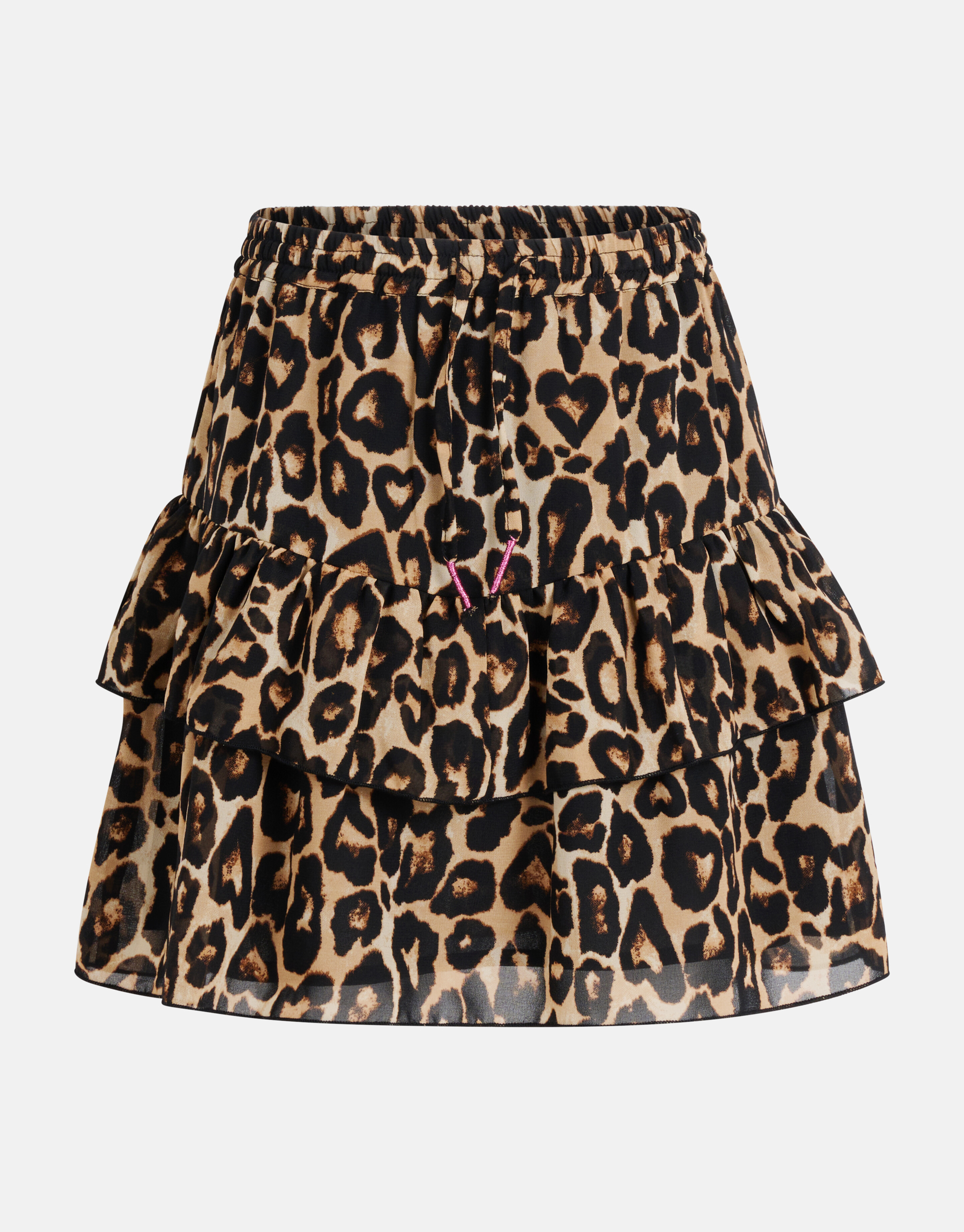 Leopardenmuster-Rock Braun SHOEBY GIRLS